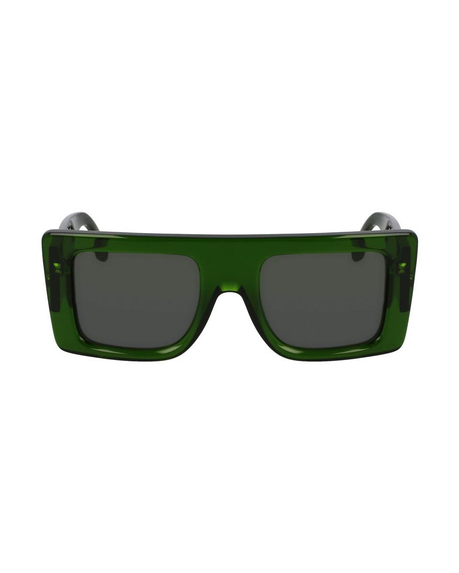 Victoria Beckham Green Acetate Sunglasses Glam Steals