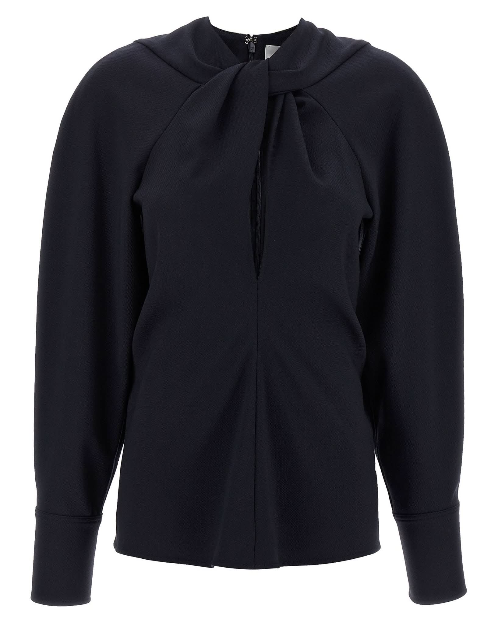 Victoria Beckham Twist Detail Blouse Glam Steals