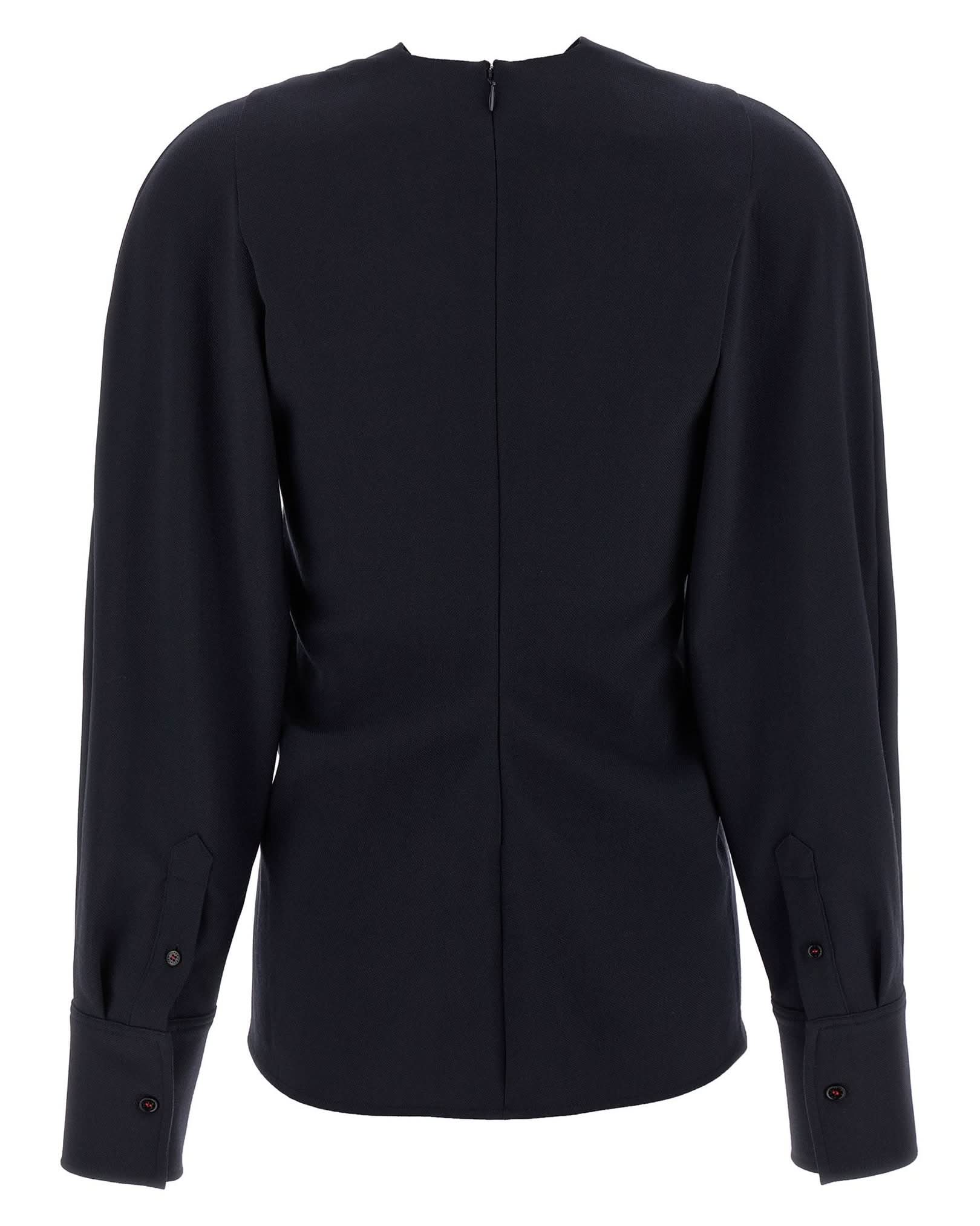 Victoria Beckham Twist Detail Blouse Glam Steals