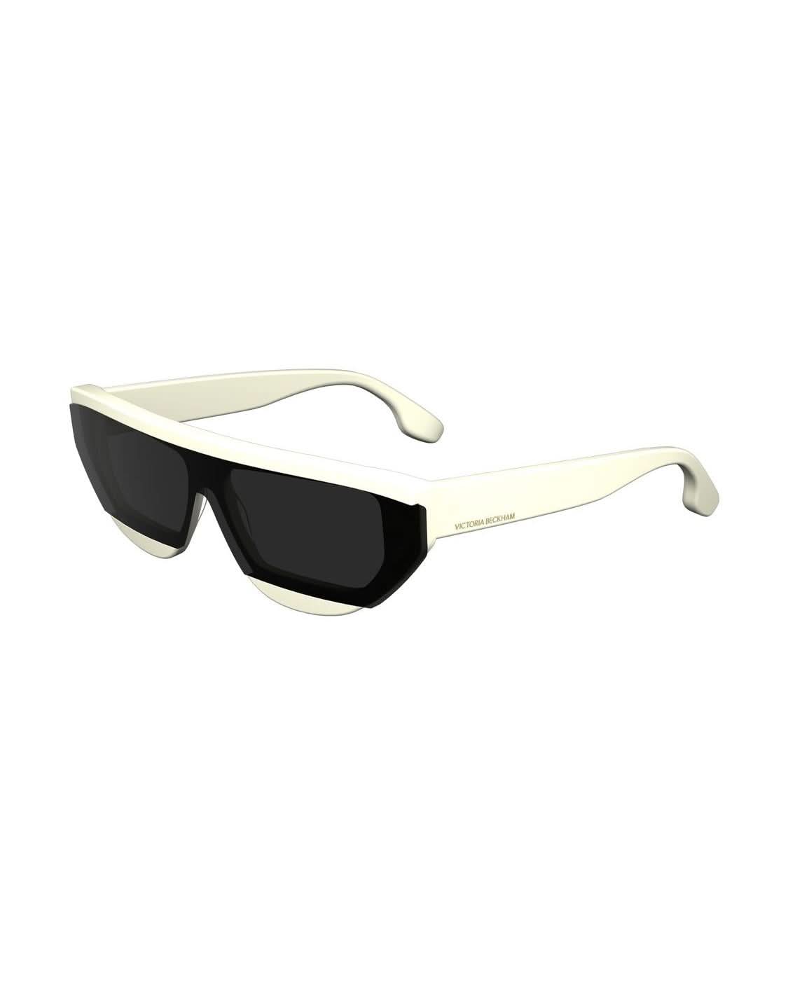 Victoria Beckham White Acetate Sunglasses Sunglasses