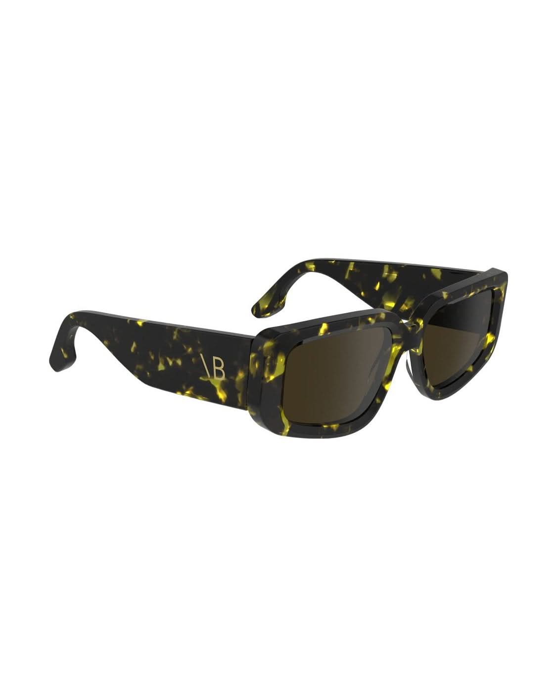 Victoria Beckham Yellow Acetate Sunglasses Sunglasses