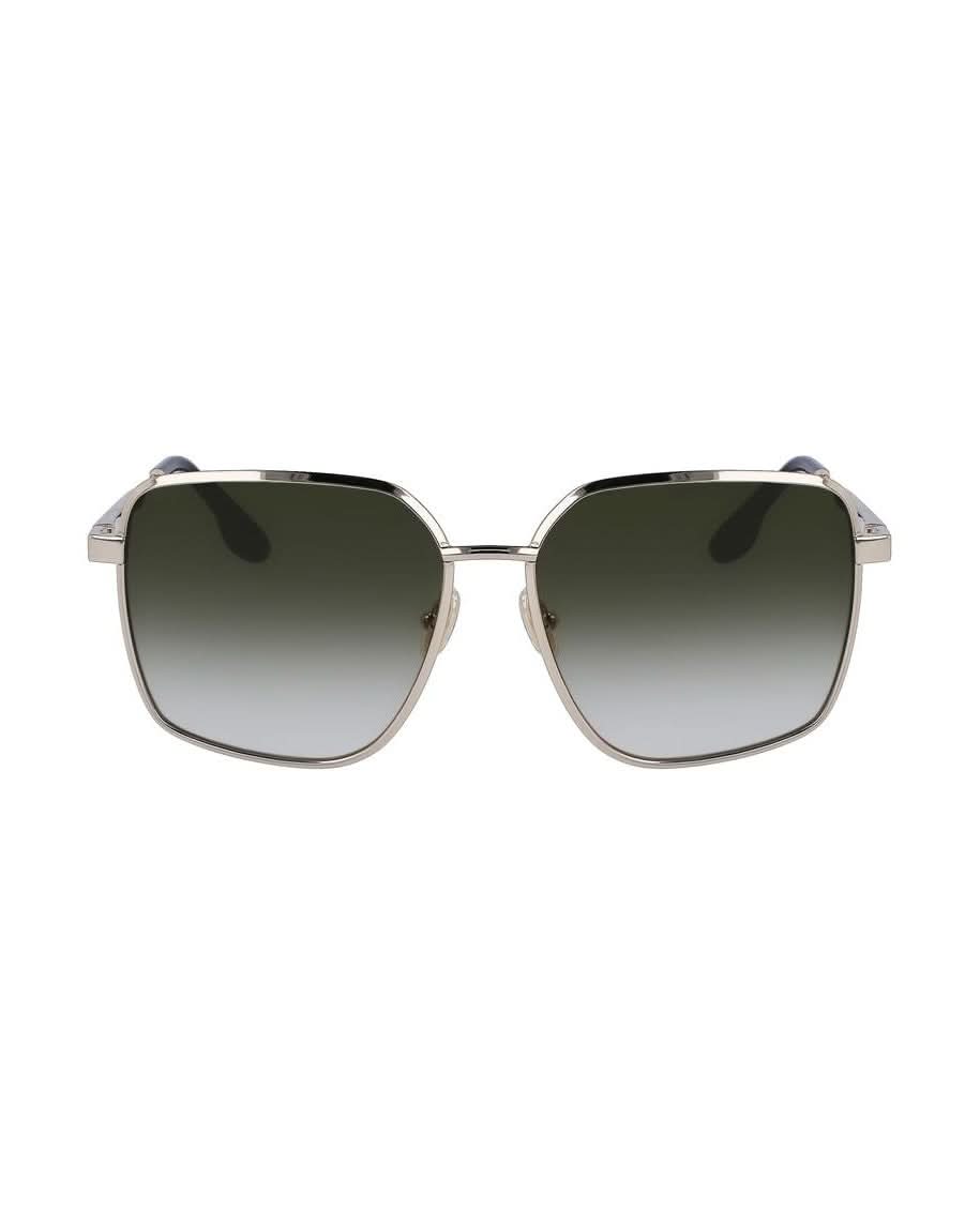 Victoria Beckham Yellow Metal Sunglasses Sunglasses