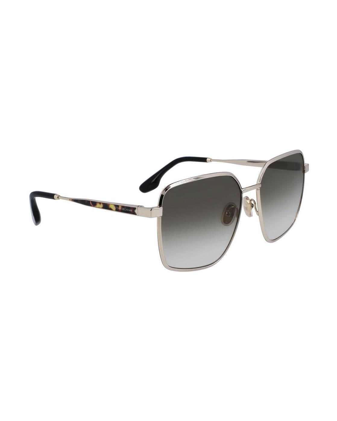Victoria Beckham Yellow Metal Sunglasses Sunglasses