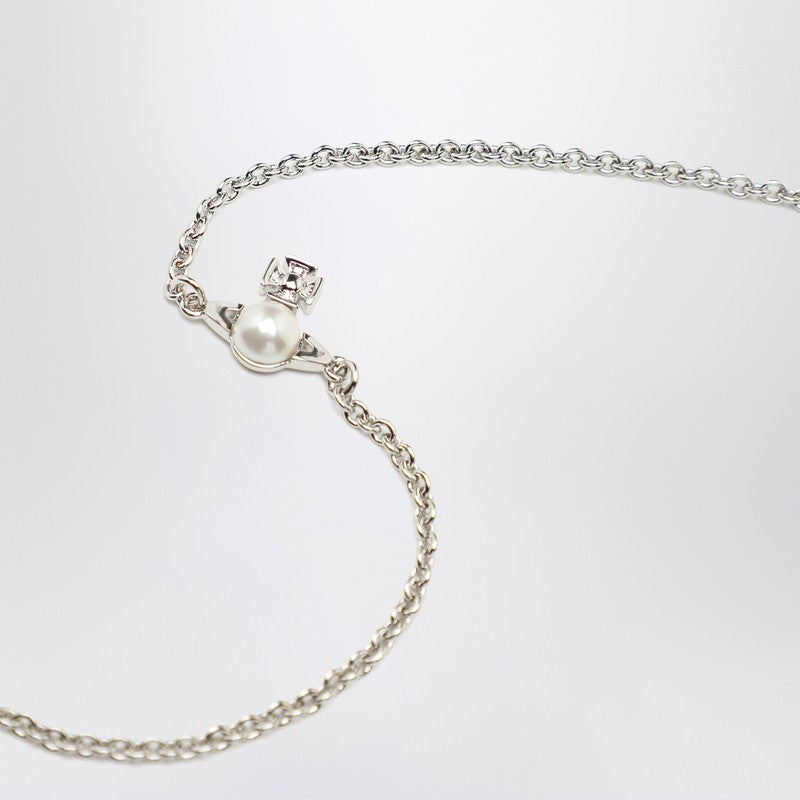 Vivienne Westwood Silver Balbina Bracelet With Pearl Glam Steals