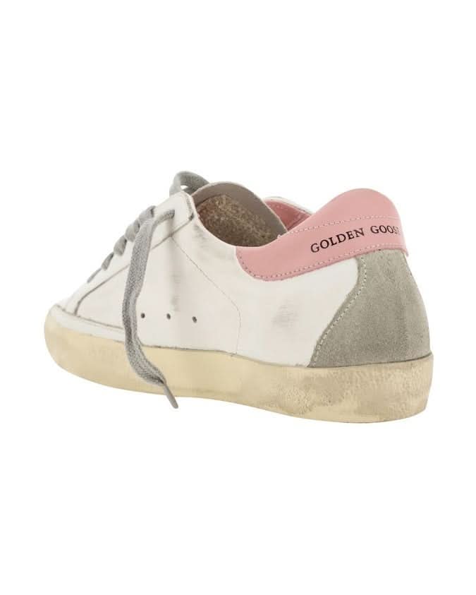 Golden Goose White Calf Leather Bos Taurus Low Top Sneakers