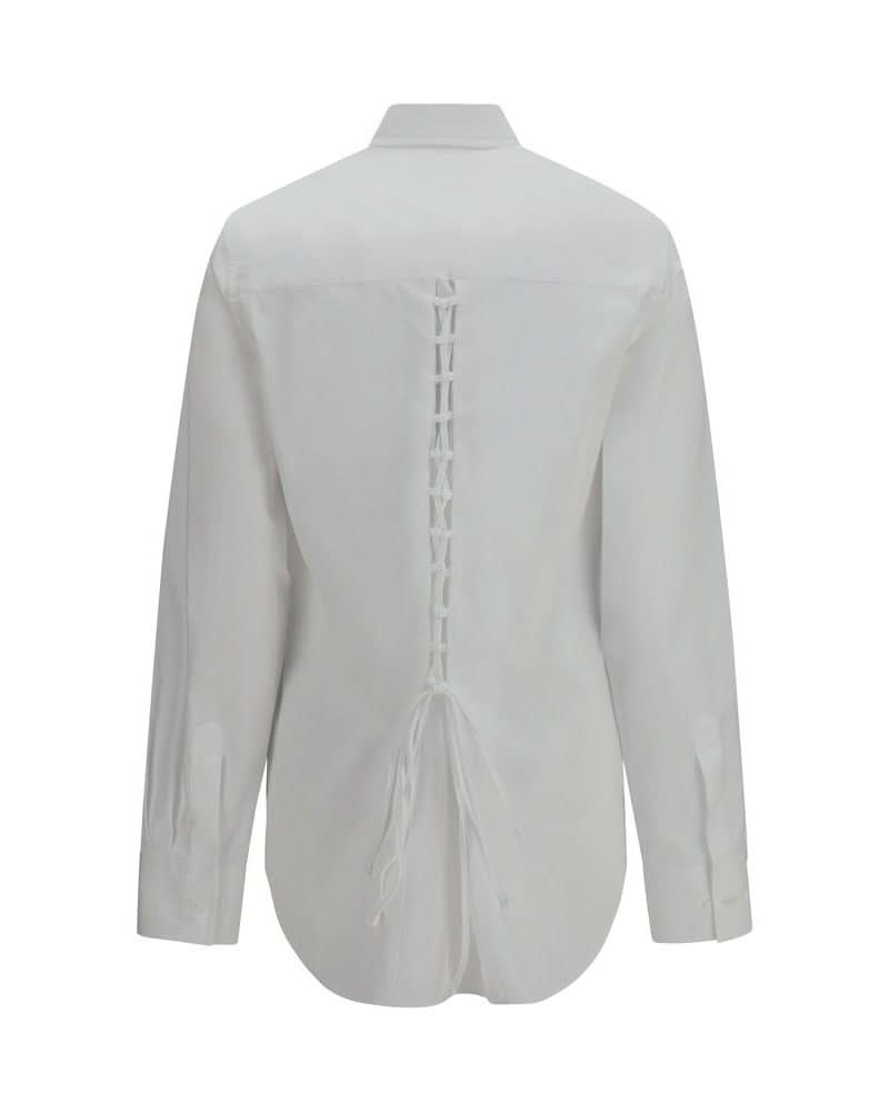 Ermanno Scervino White Cotton Dress Shirt Glam Steals