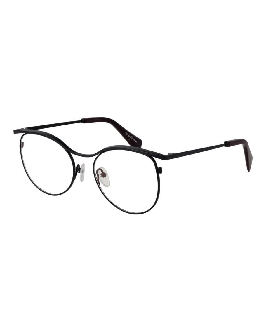 Yohji Yamamoto Black Women Glasses Frame Eyeglasses