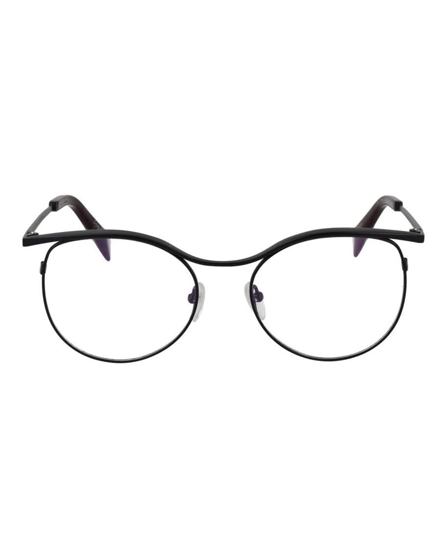 Yohji Yamamoto Black Women Glasses Frame Eyeglasses