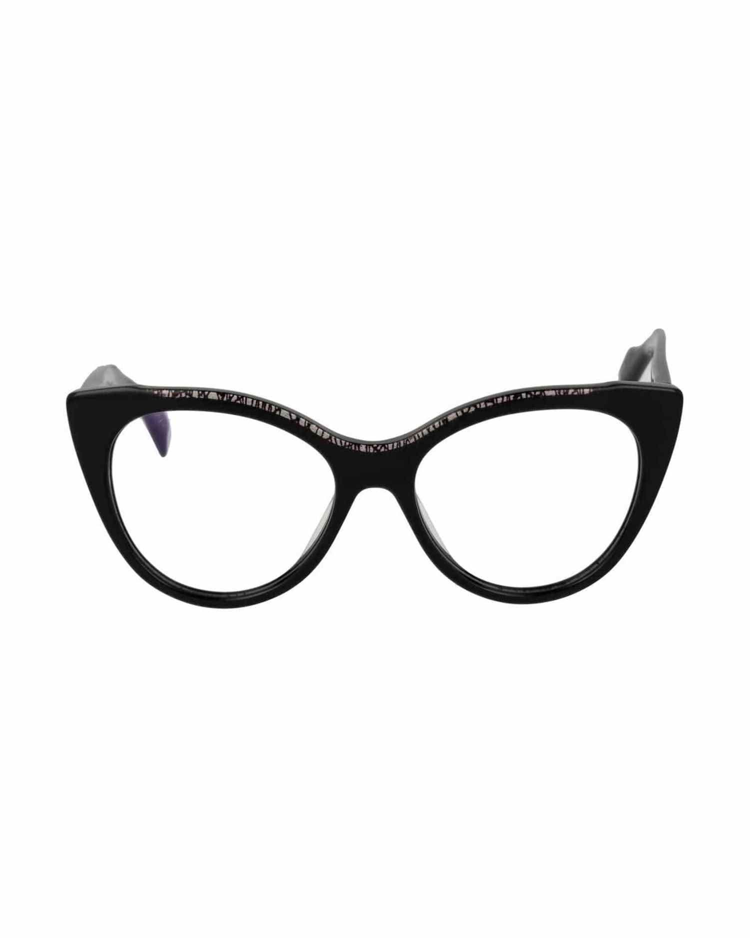 Yohji Yamamoto Black Women Optical Frame Eyeglasses