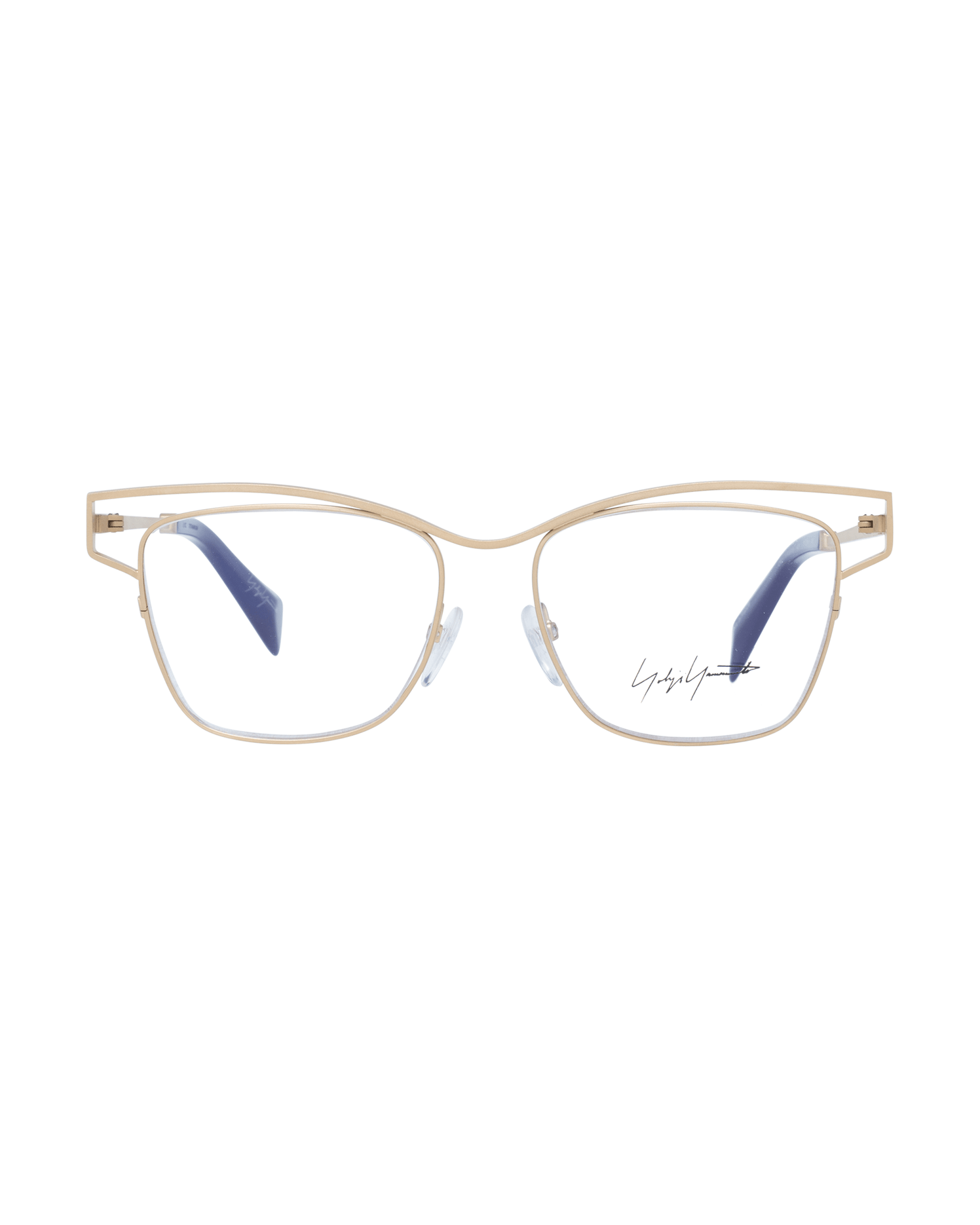 Yohji Yamamoto Gold Women Optical Frame Eyeglasses