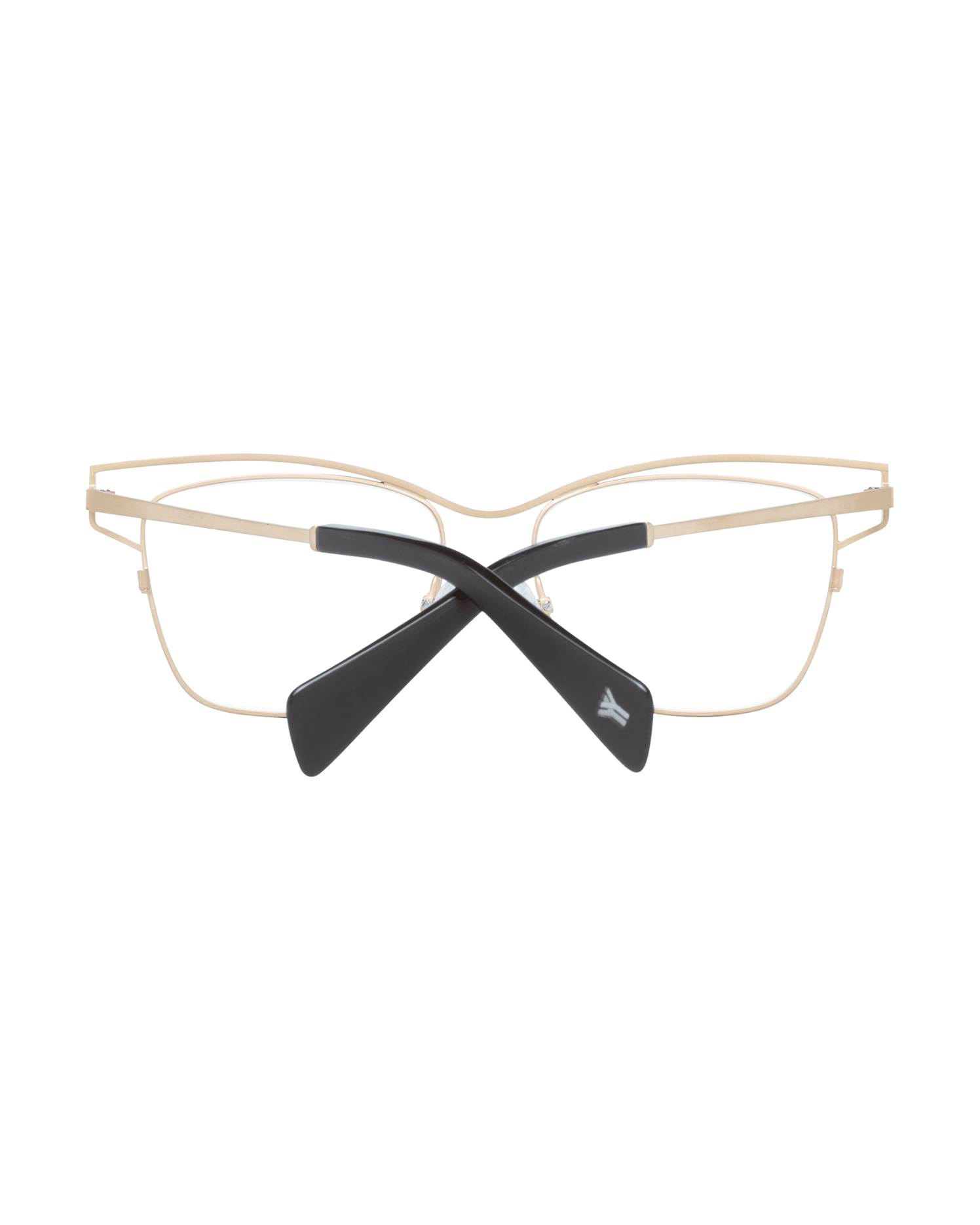 Yohji Yamamoto Gold Women Optical Frame Eyeglasses
