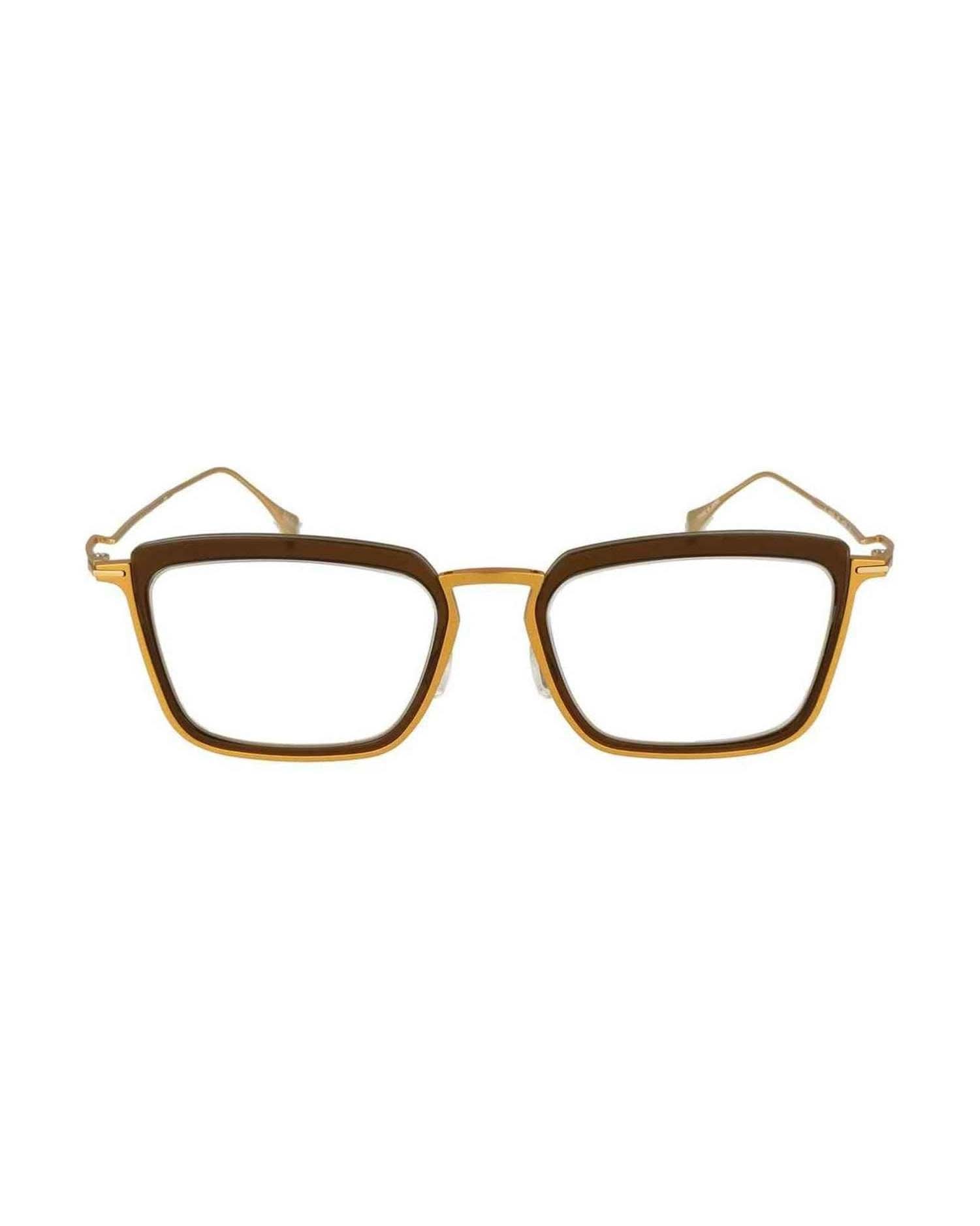 Yohji Yamamoto Gold Women Optical Frame Eyeglasses