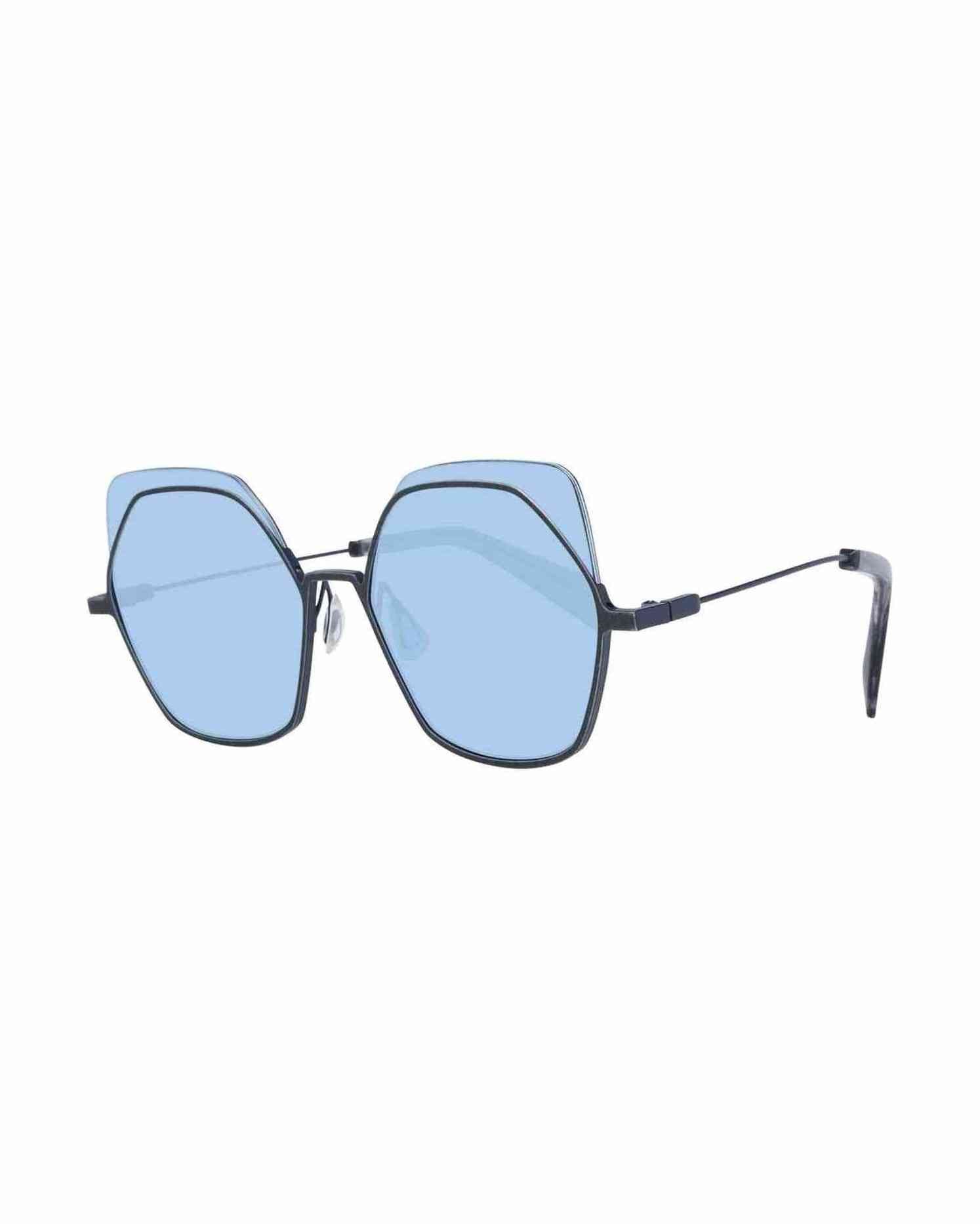 Yohji Yamamoto Gray Women Sunglasses Sunglasses