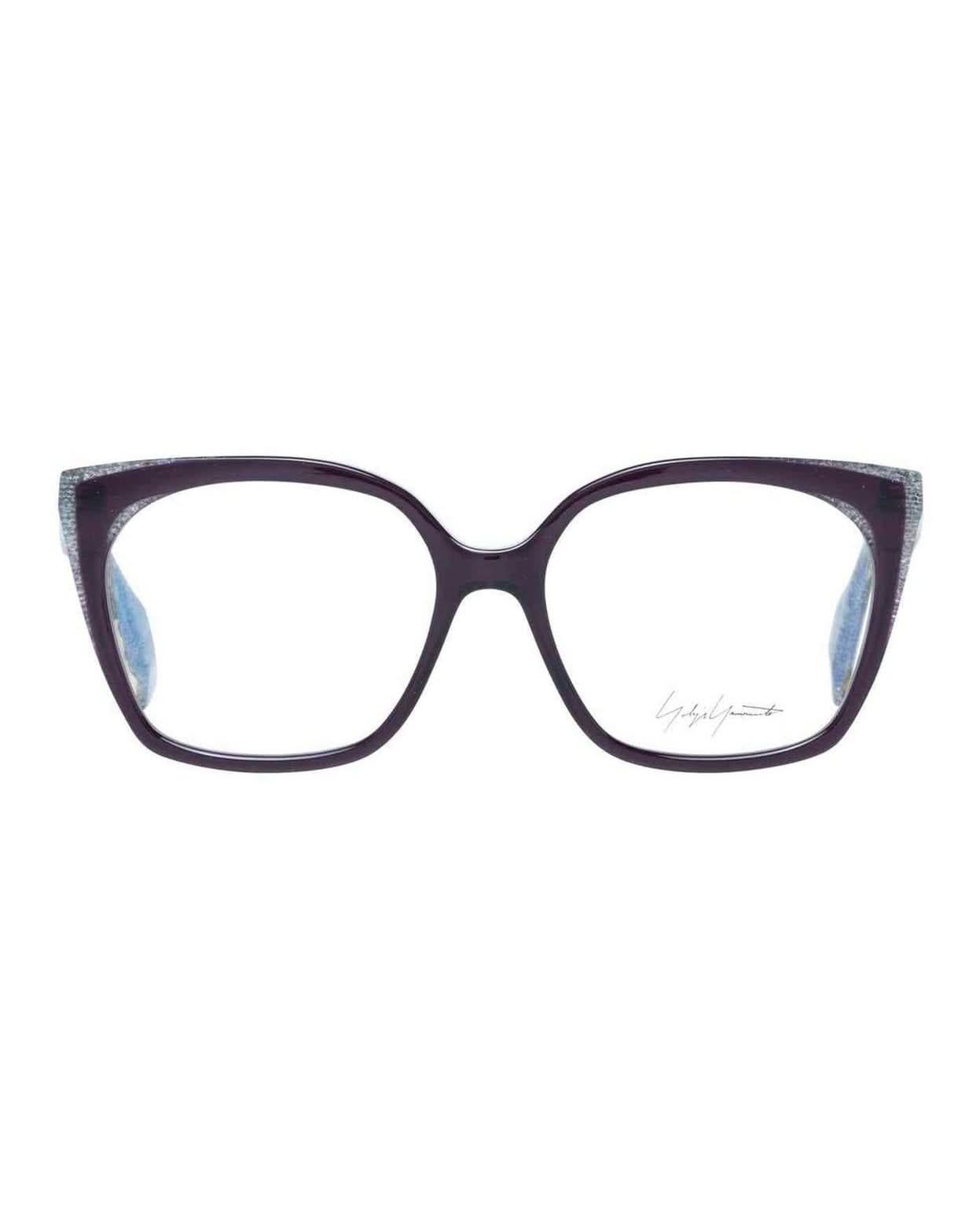 Yohji Yamamoto Purple Women Optical Frame Eyeglasses