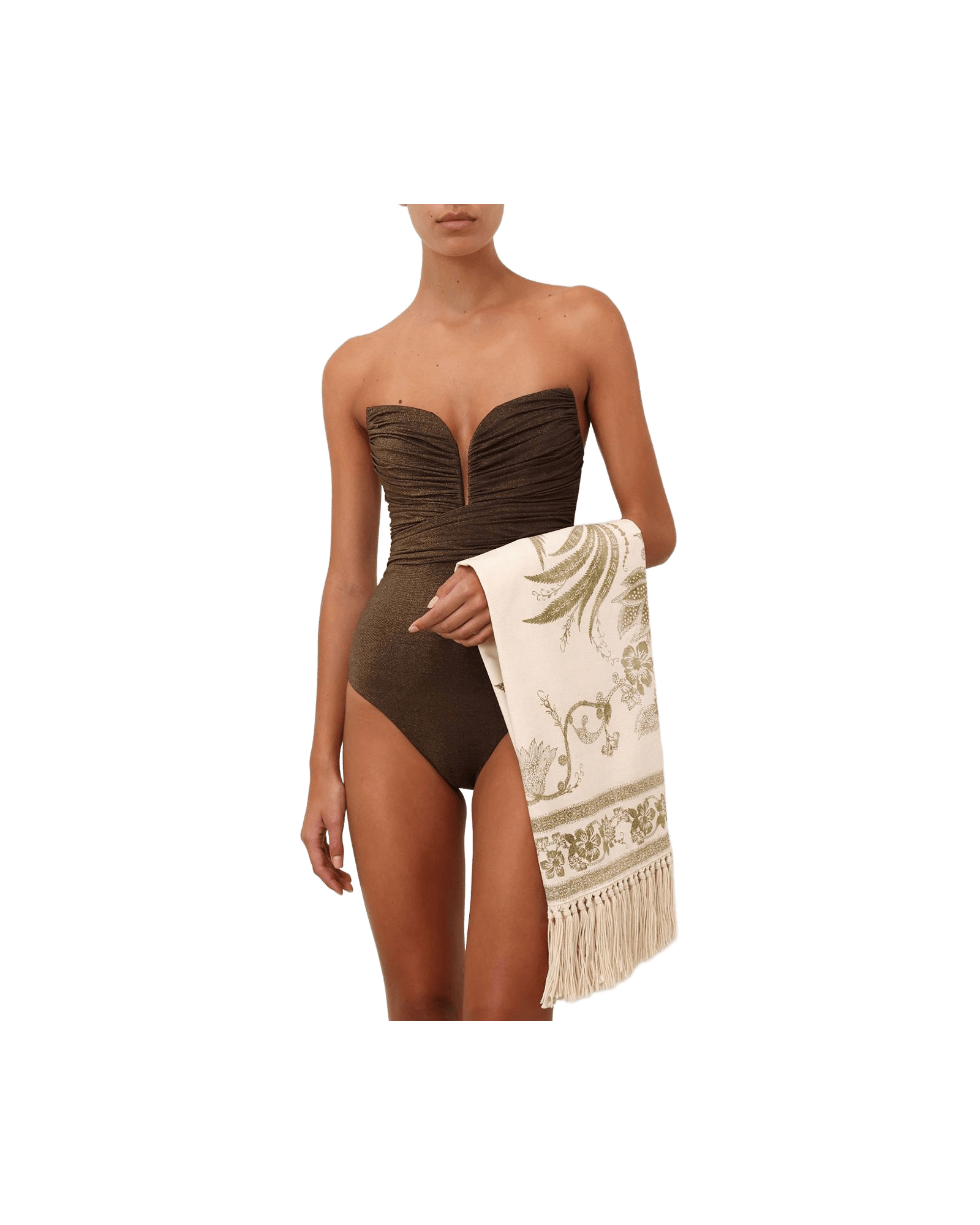 Zimmermann Beige Beach Towel Glam Steals