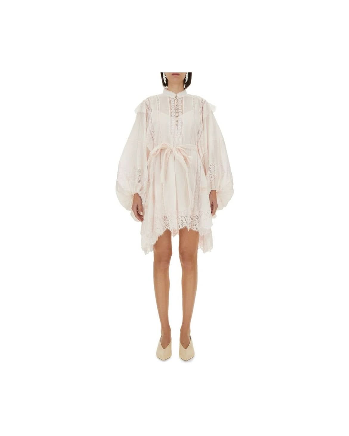 Zimmermann Beige Cotton Casual Dress Glam Steals