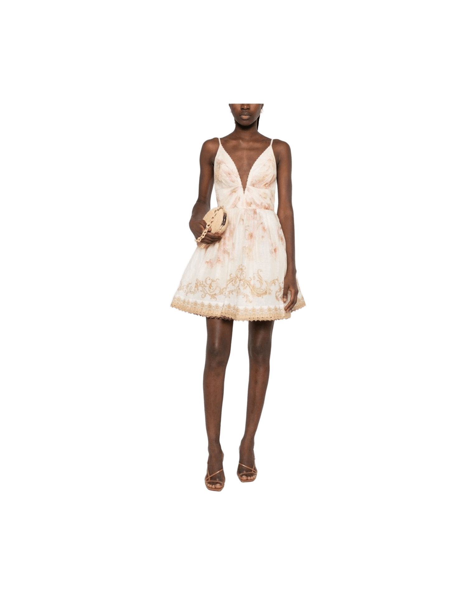 Zimmermann Dress Beige Glam Steals
