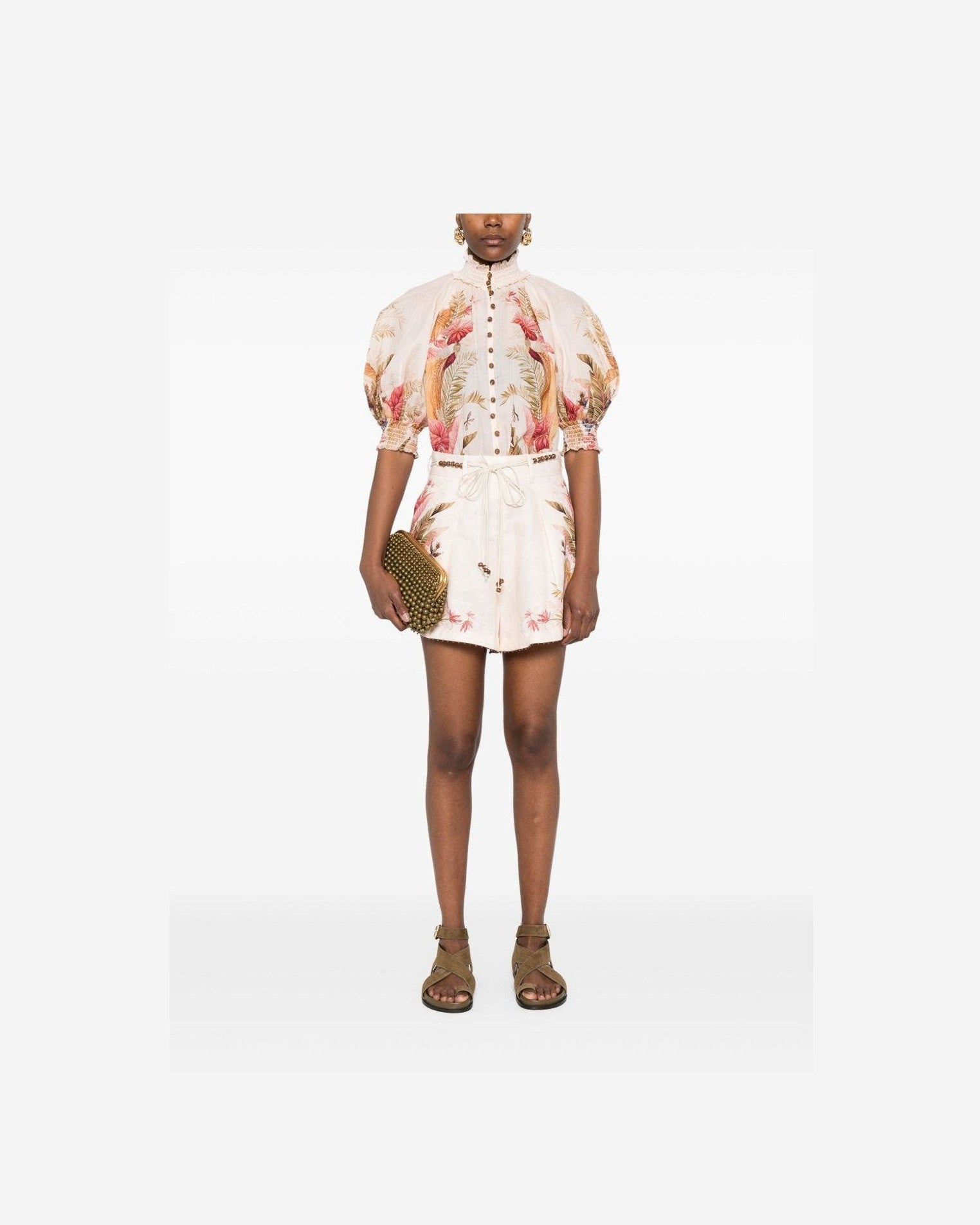 Zimmermann Beige Shorts Glam Steals