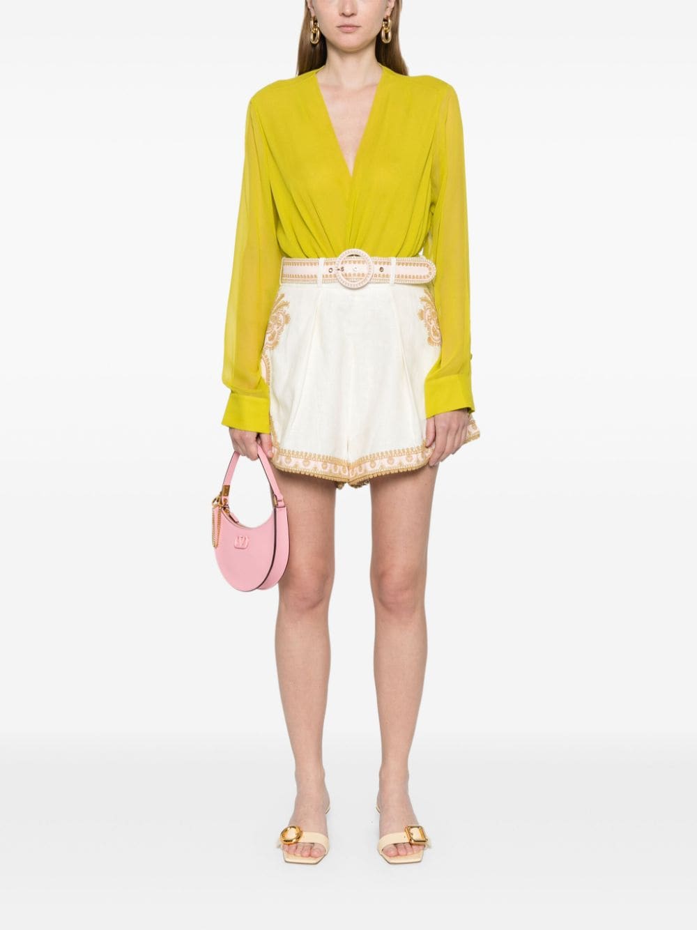 Zimmermann Beige Shorts Glam Steals