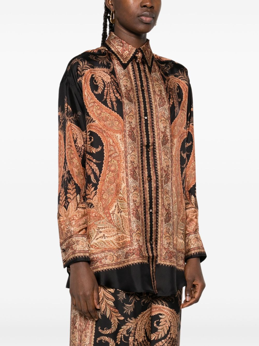 Zimmermann Black Shirt Glam Steals
