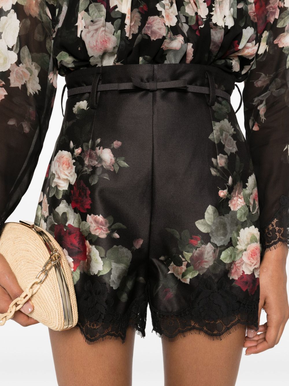Zimmermann Black Shorts Glam Steals