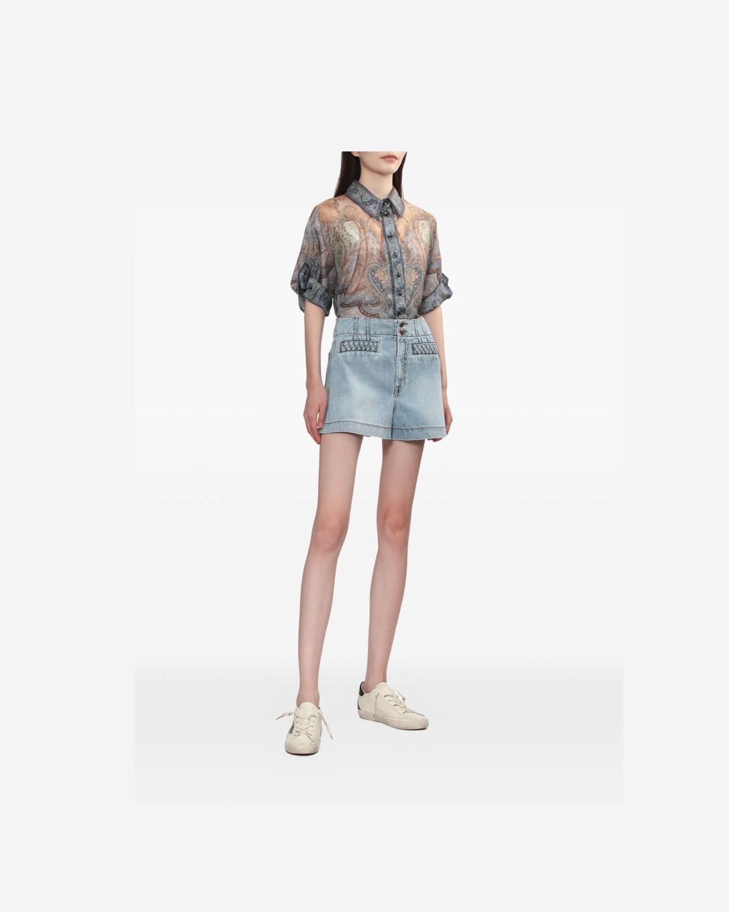 Zimmermann Blue Shirt Shirts