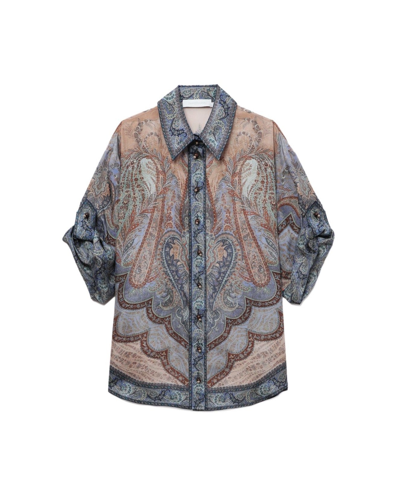 Zimmermann Blue Shirt Glam Steals