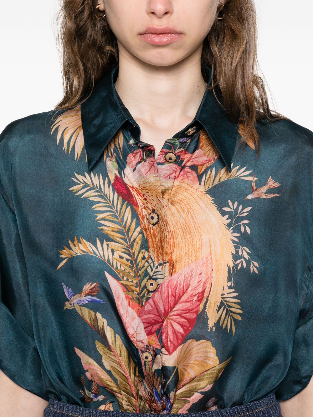 Zimmermann Blue Shirt Glam Steals