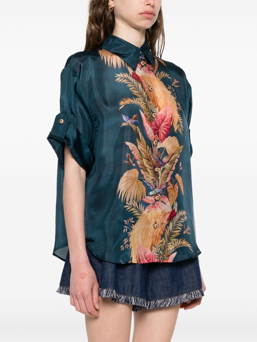 Zimmermann Blue Shirt Glam Steals