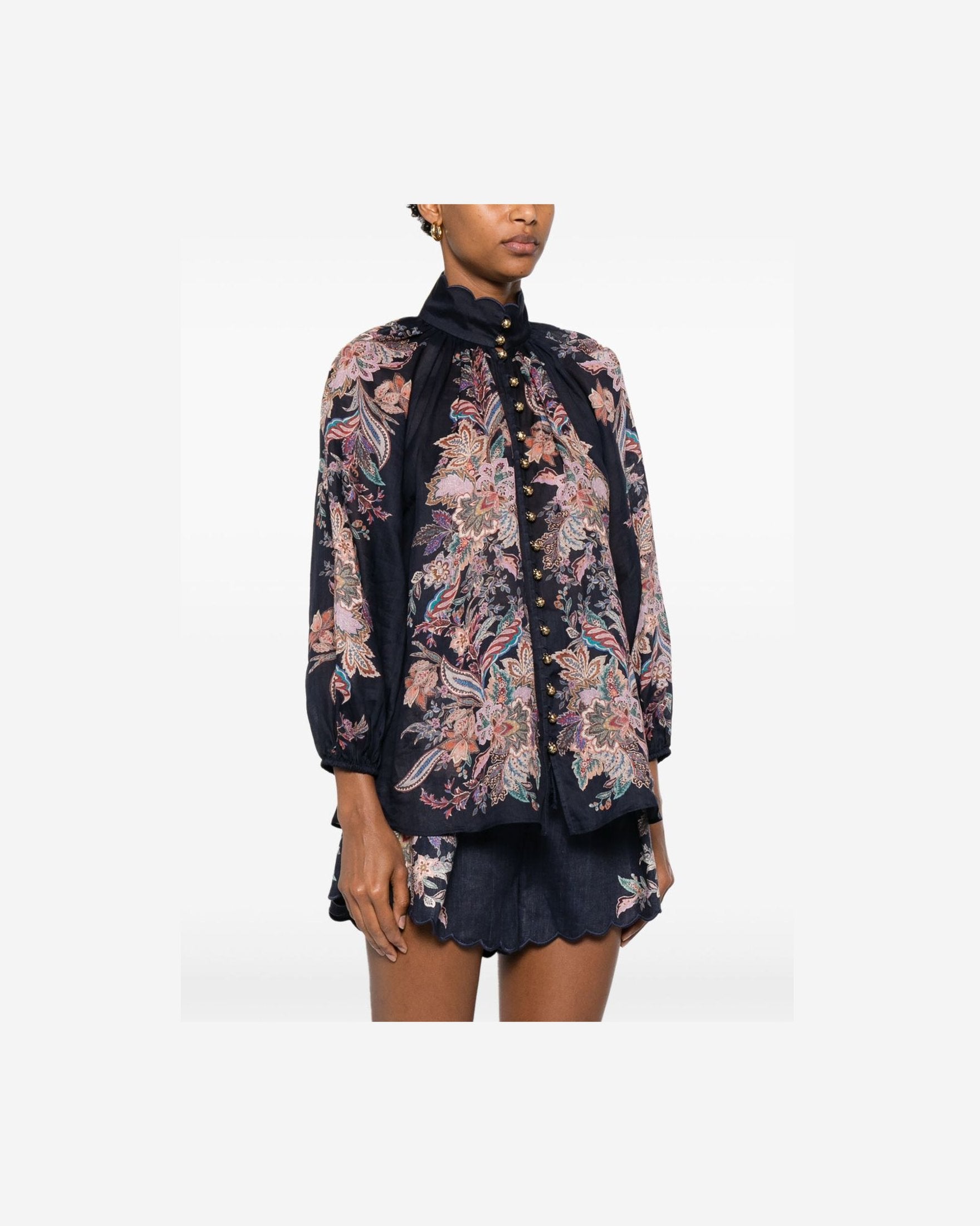 Zimmermann Blue Shirt Glam Steals