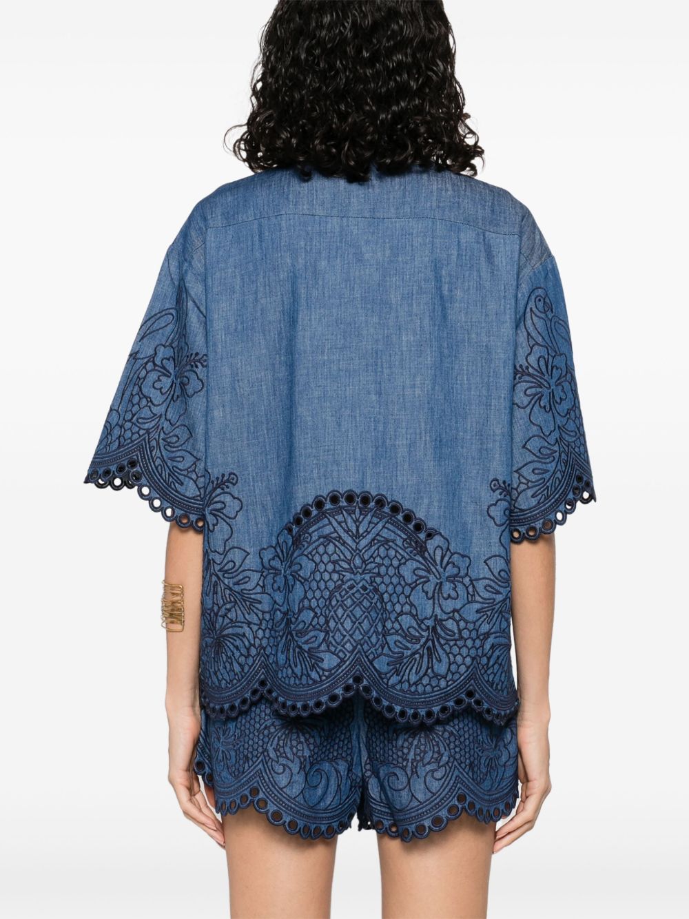 Zimmermann Blue Shirt Glam Steals