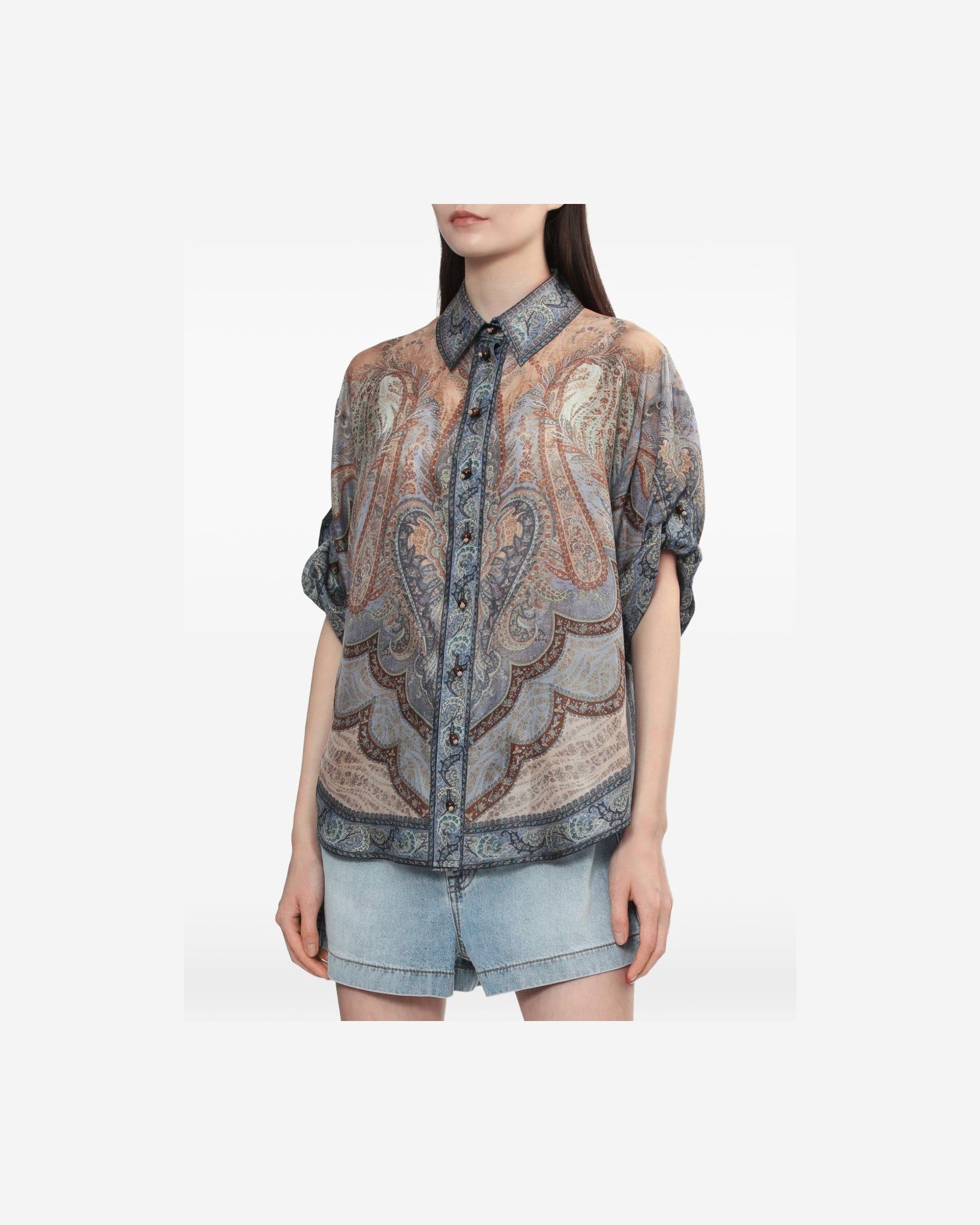 Zimmermann Blue Shirt Glam Steals