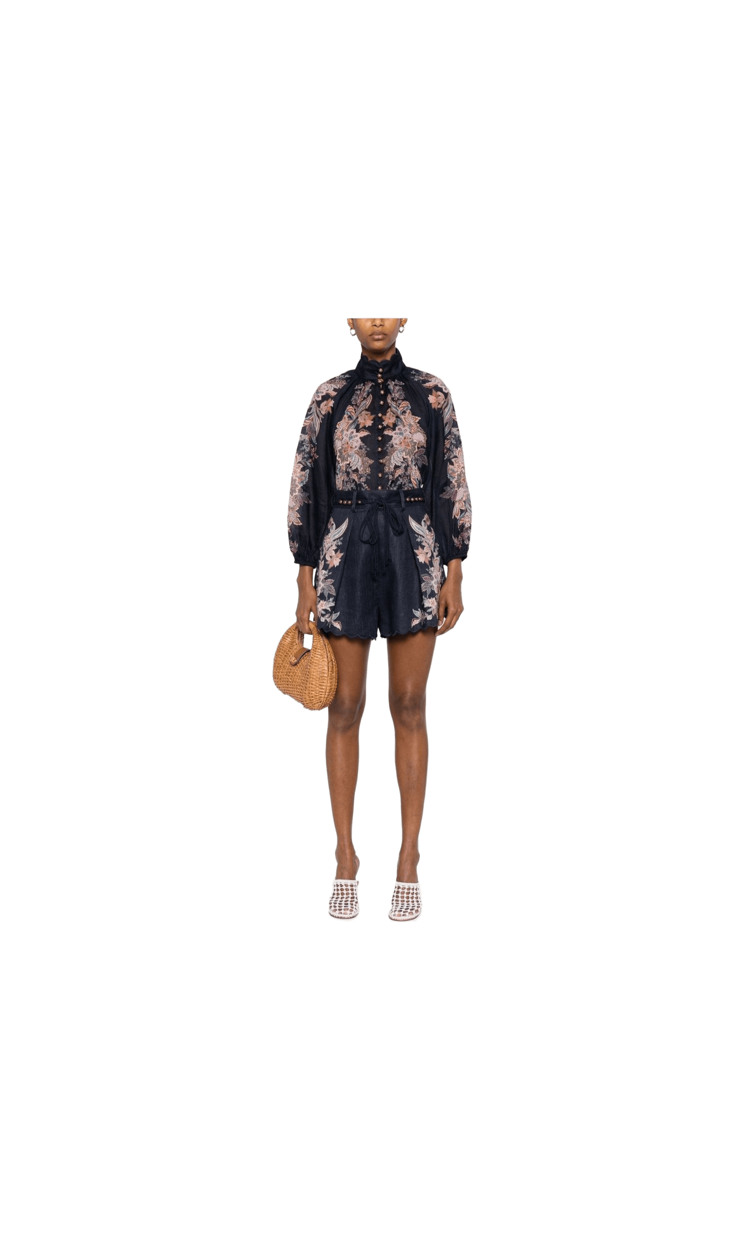 Zimmermann Blue Shorts Glam Steals