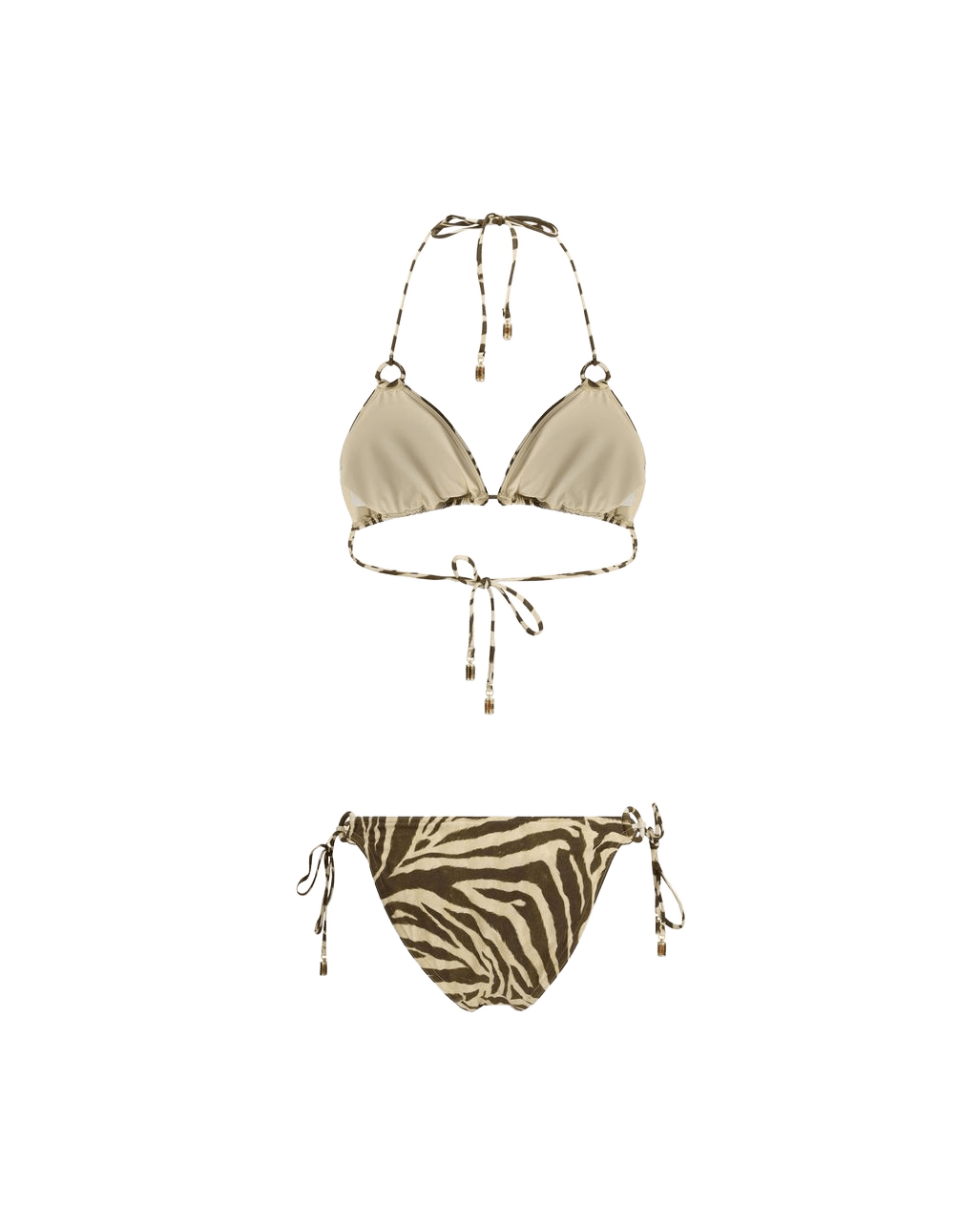 Zimmermann Brown Polyamide Bikini Classic Bikinis