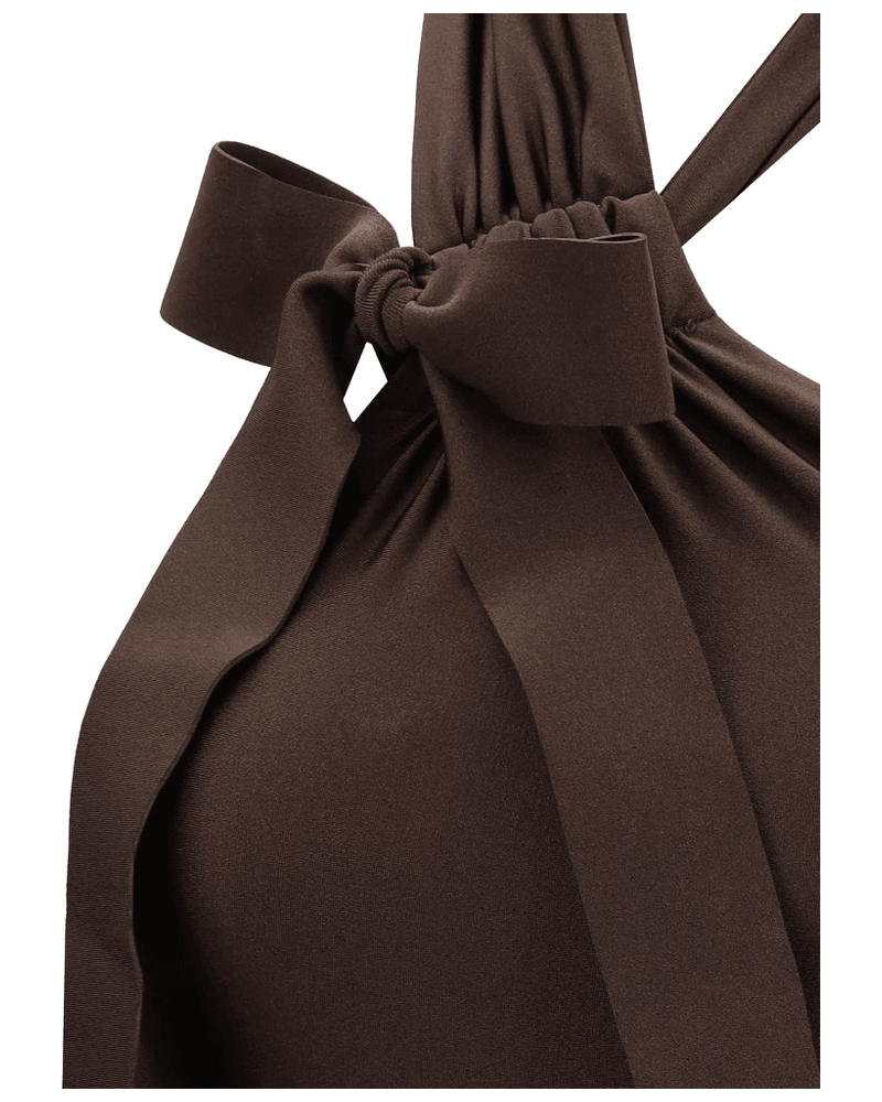 Zimmermann Brown Polyamide One Piece Swimsuit Glam Steals