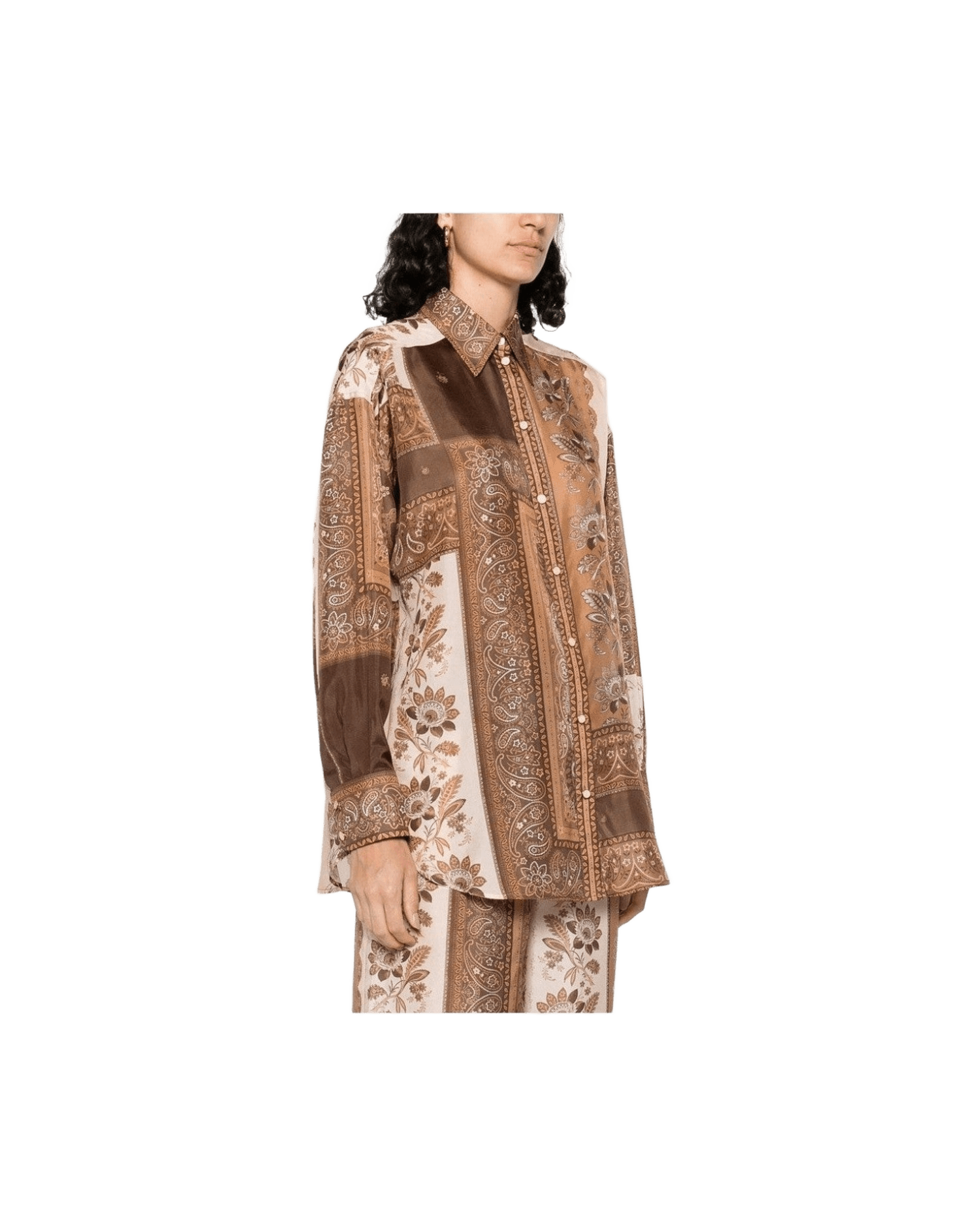 Zimmermann Brown Shirt Glam Steals