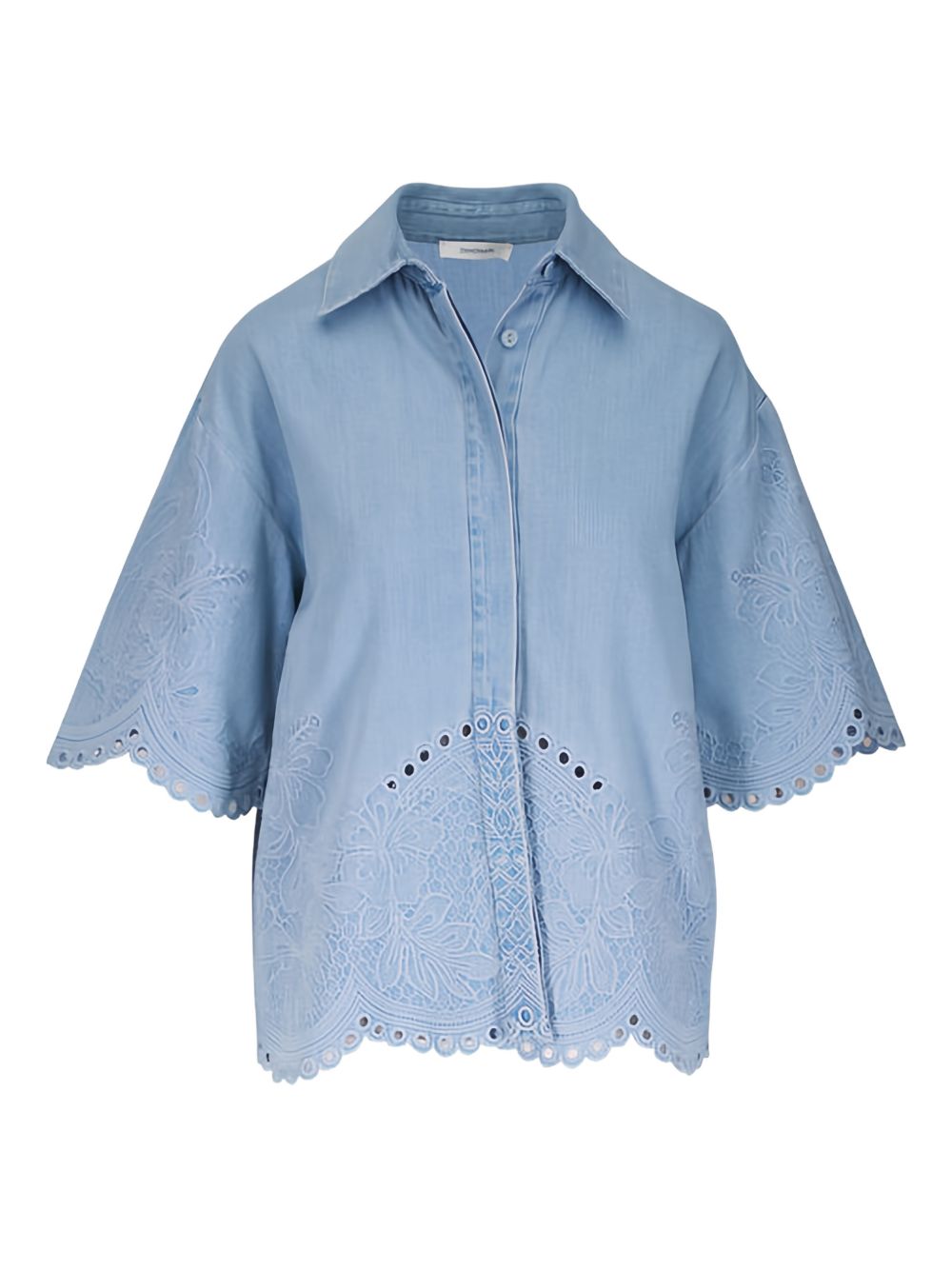 Zimmermann Clear Blue Shirt Glam Steals