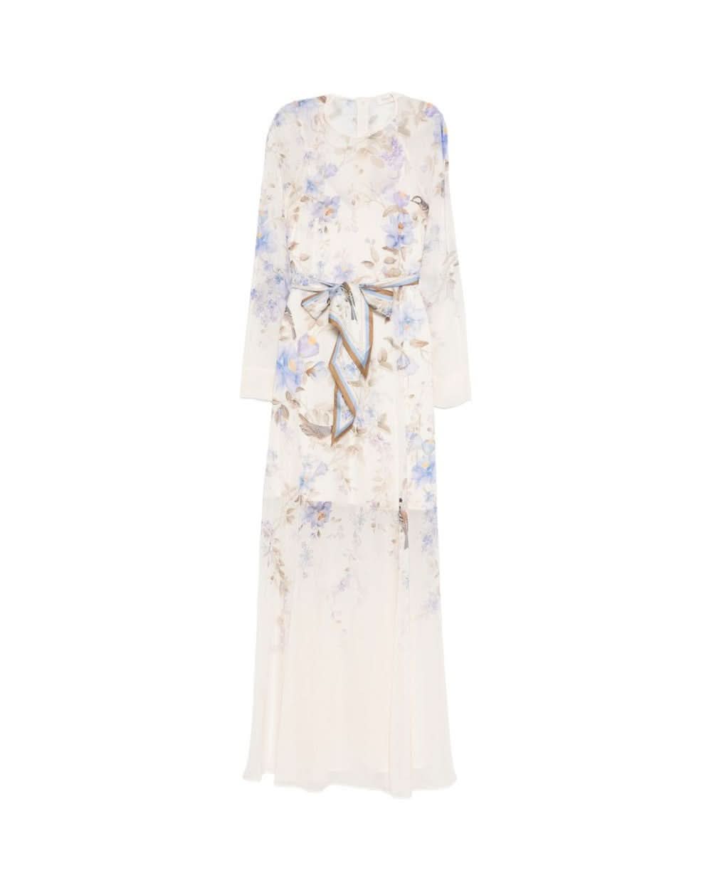 Zimmermann Luna Printed Long Dress Glam Steals