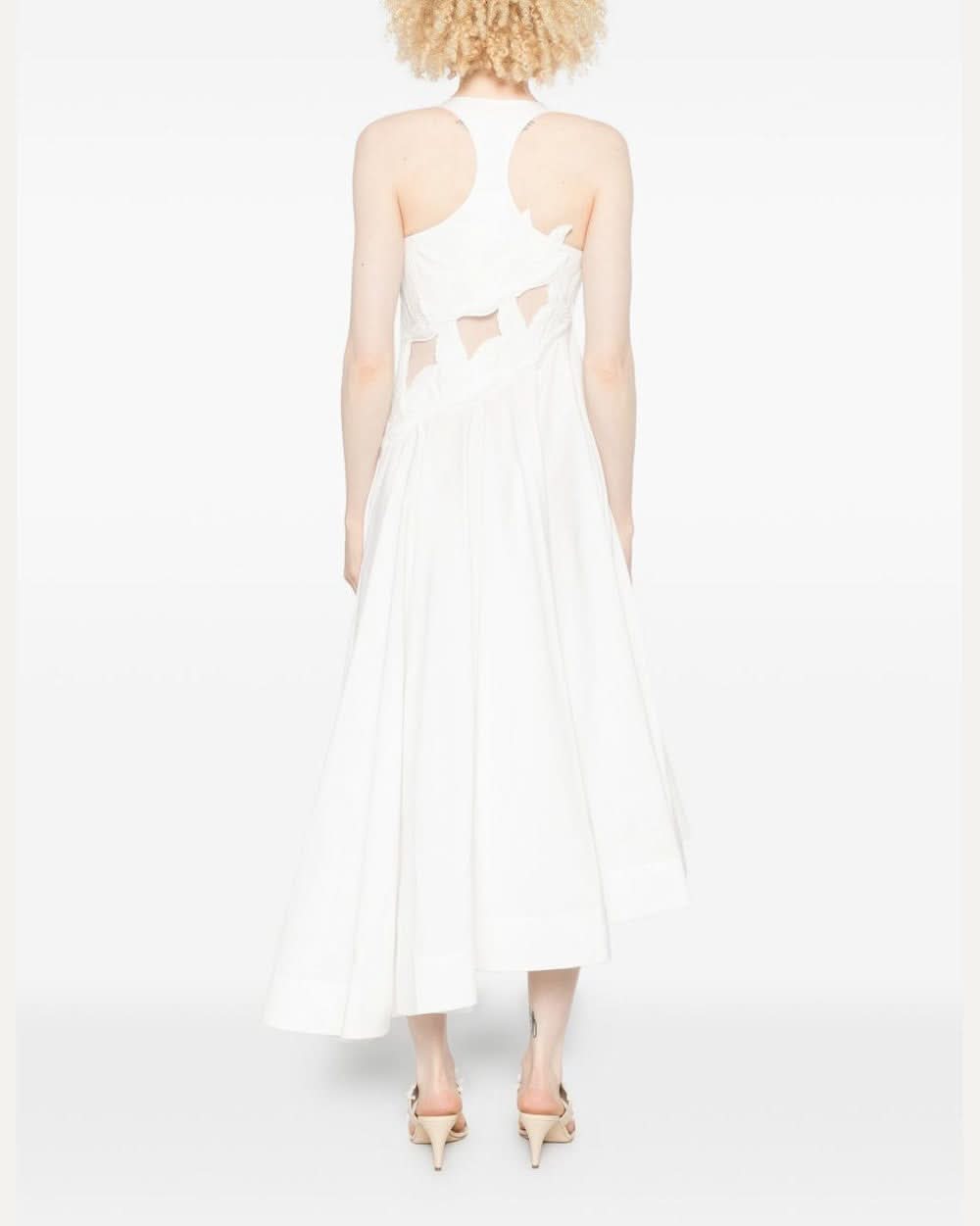 Zimmermann Luna Cotton Midi Dress Glam Steals