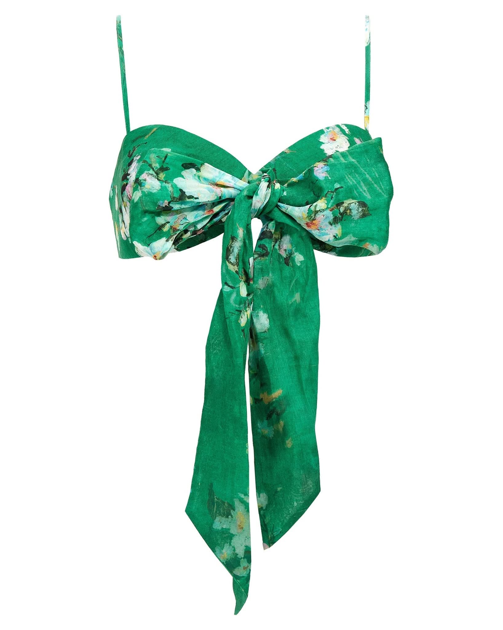 Zimmermann Everley Draped Bow Bralette Glam Steals
