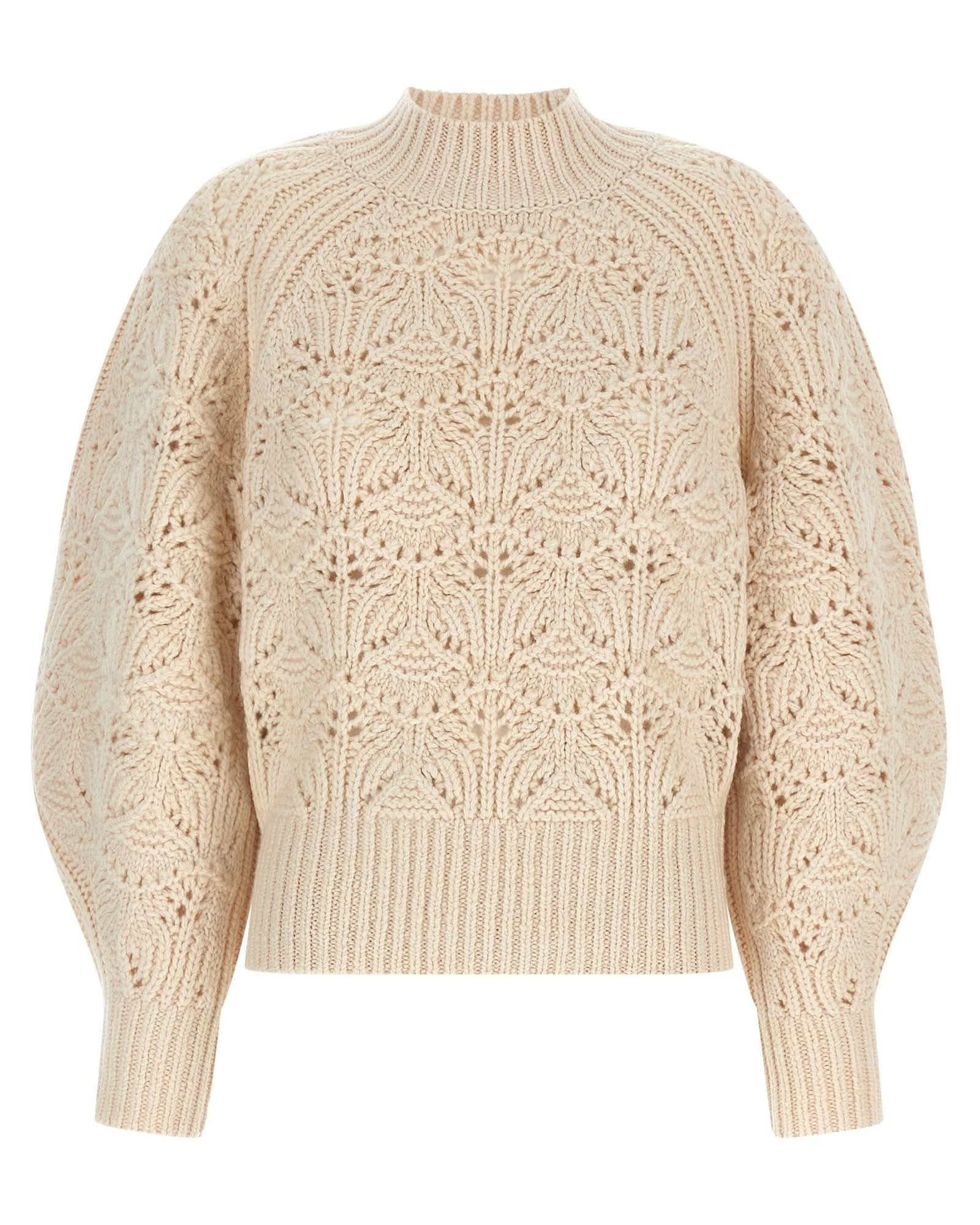 Zimmermann Hypnotic Cable Knit Sweater Glam Steals