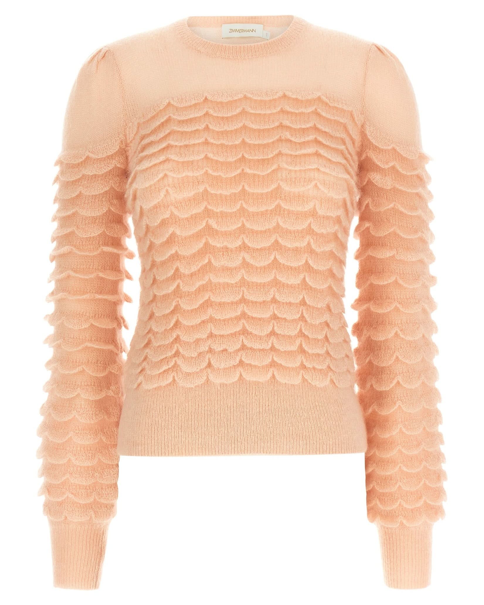 Zimmermann Hypnotic Scallop Sweater Glam Steals