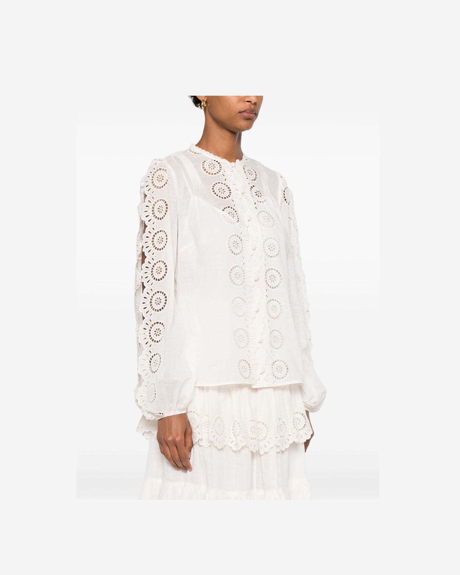 Zimmermann Ivory Shirt Glam Steals