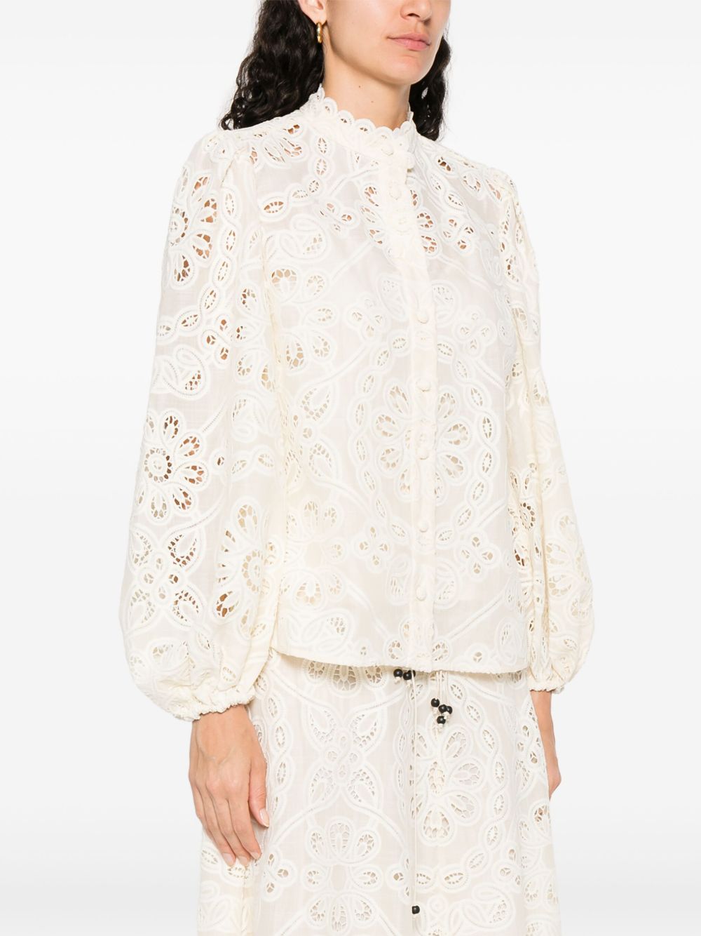 Zimmermann Ivory Shirt Glam Steals