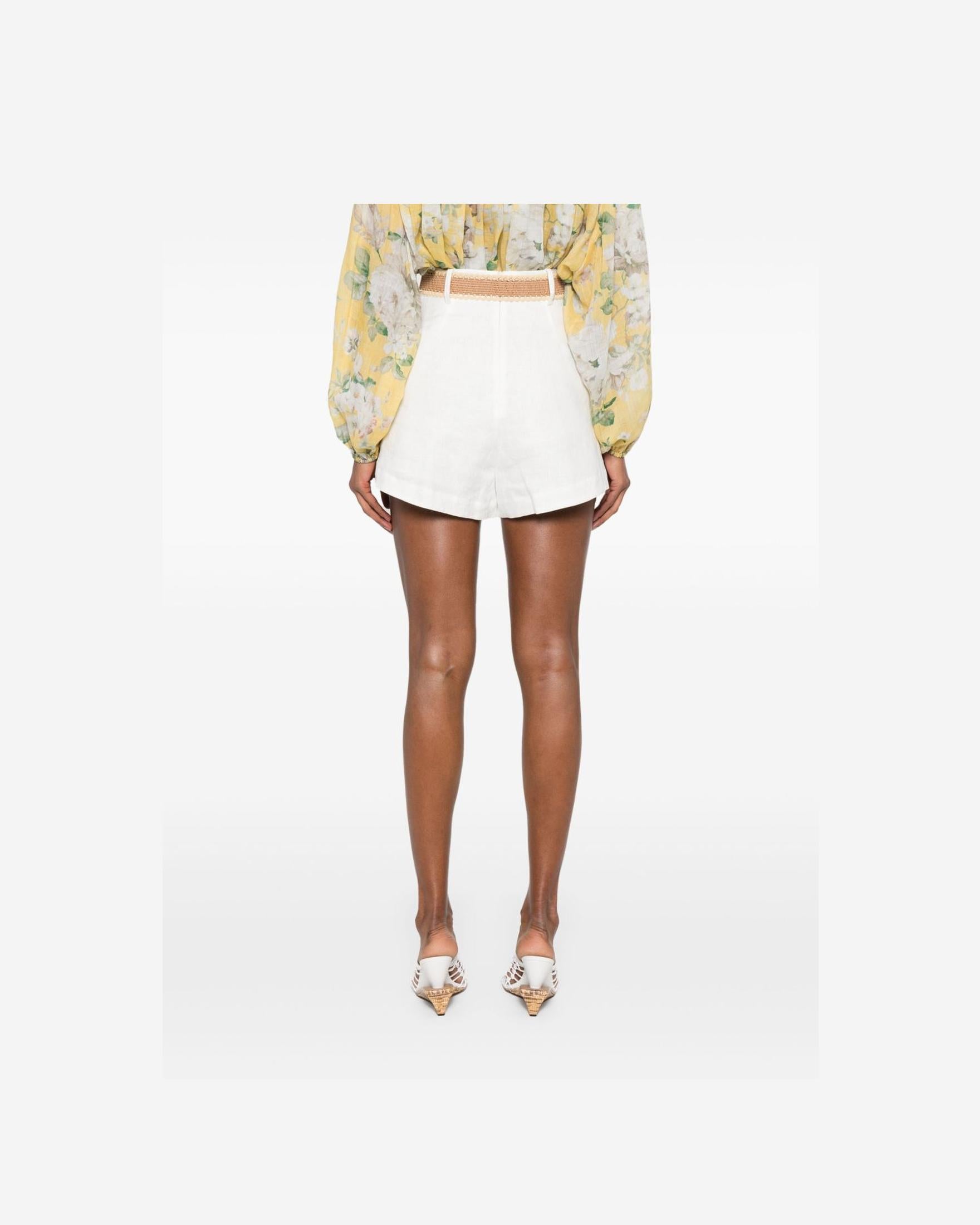 Zimmermann Ivory Shorts Glam Steals