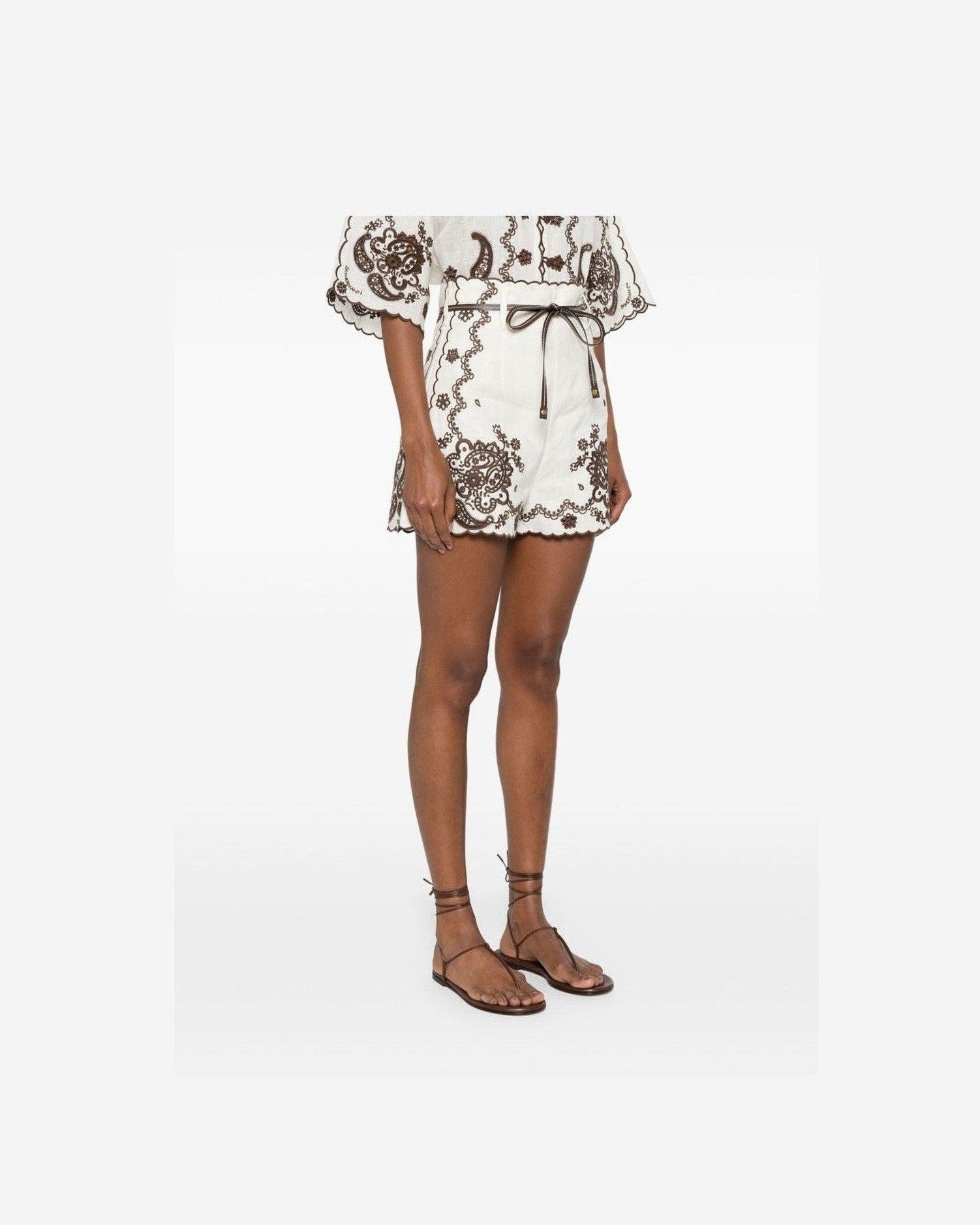 Zimmermann Ivory Shorts Glam Steals