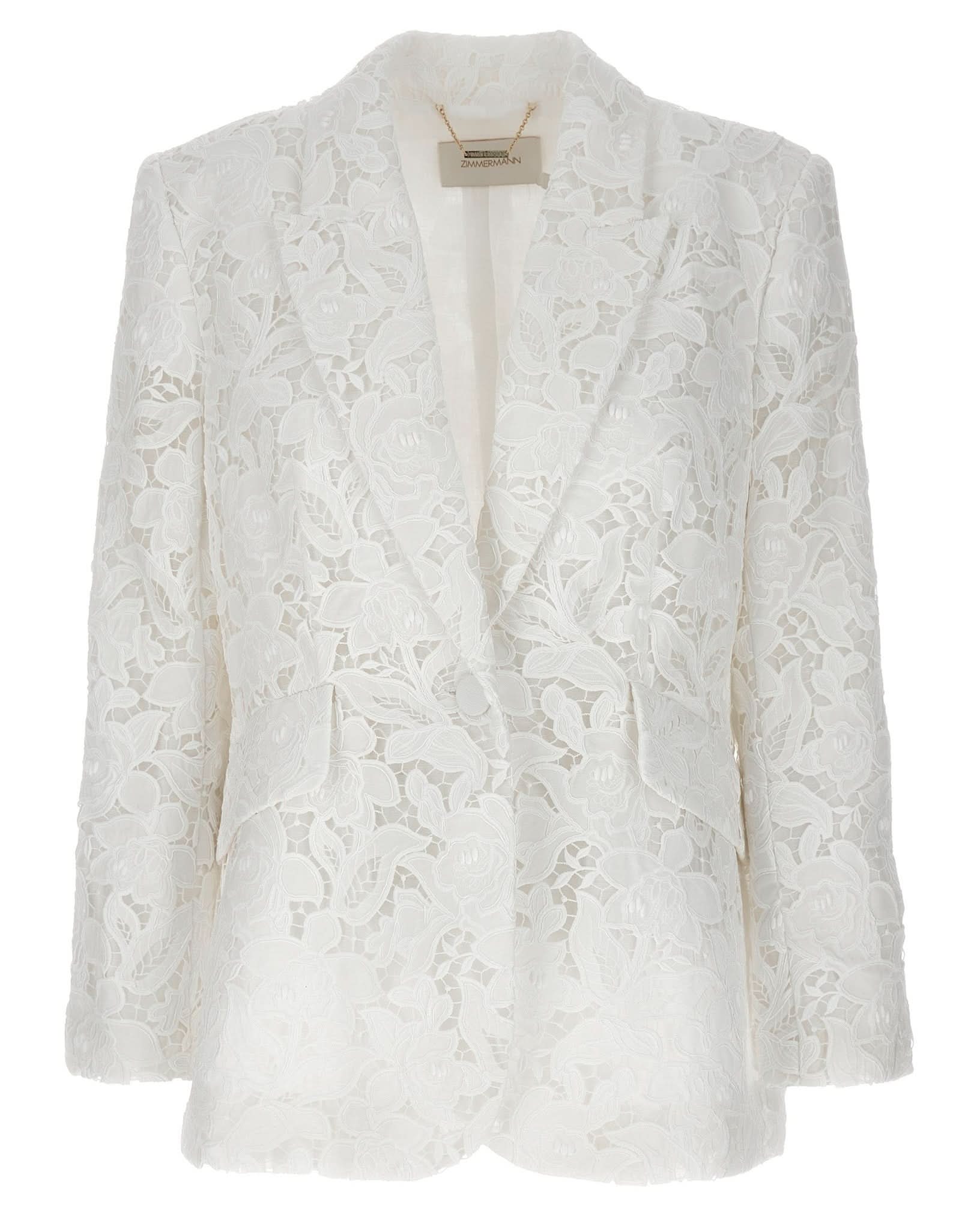 Zimmermann Lace Natura Blazer Glam Steals