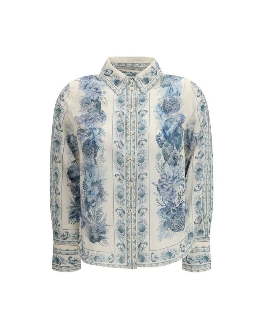 Zimmermann Multicolor Cotton Pattern Shirt