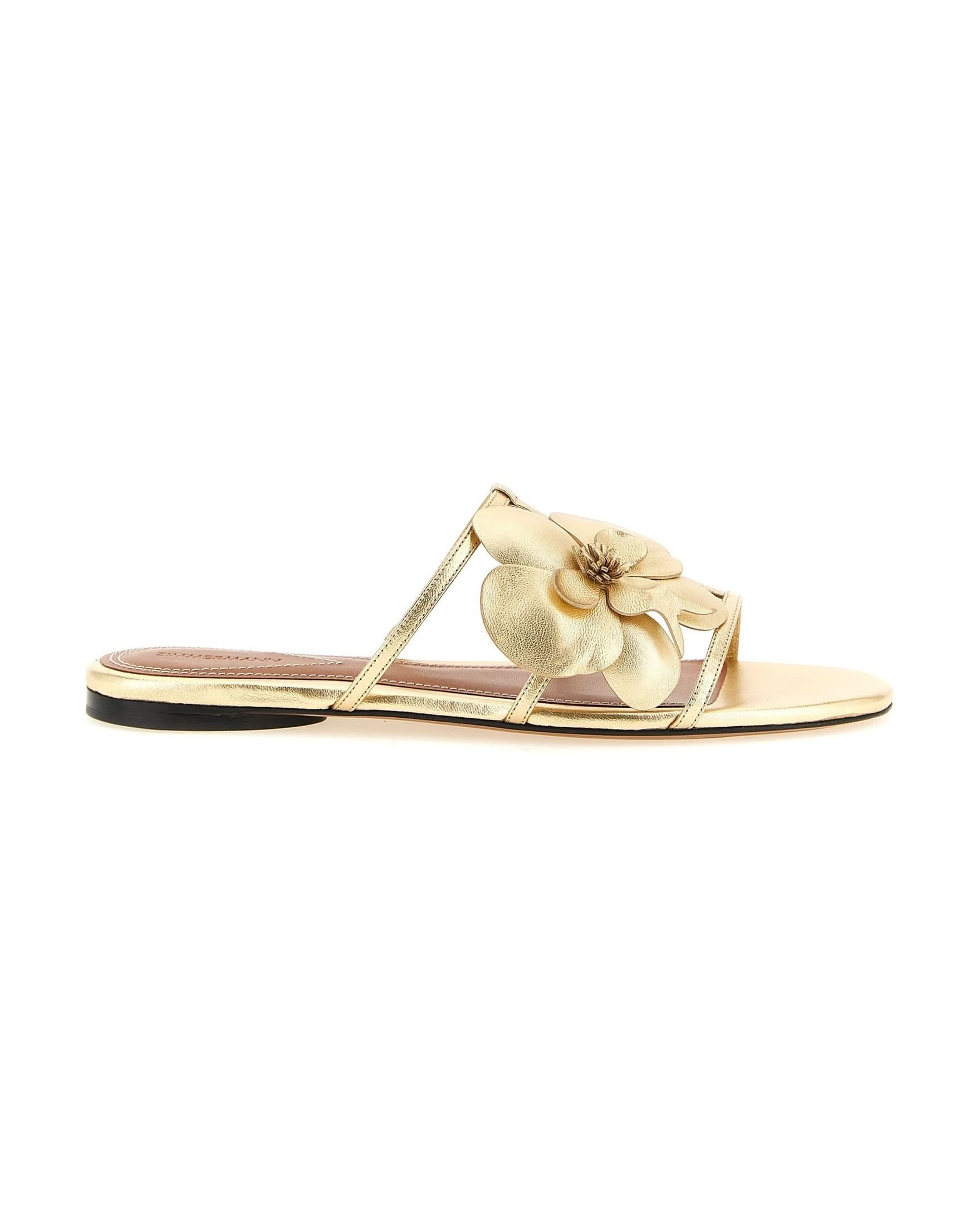 Zimmermann Orchid Slides Sandals