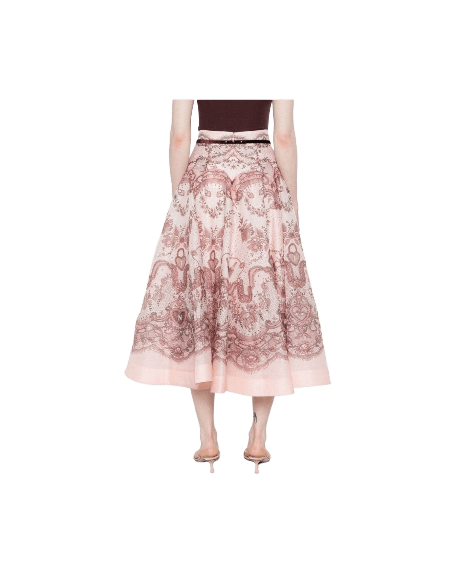 Zimmermann Pink Skirt Glam Steals